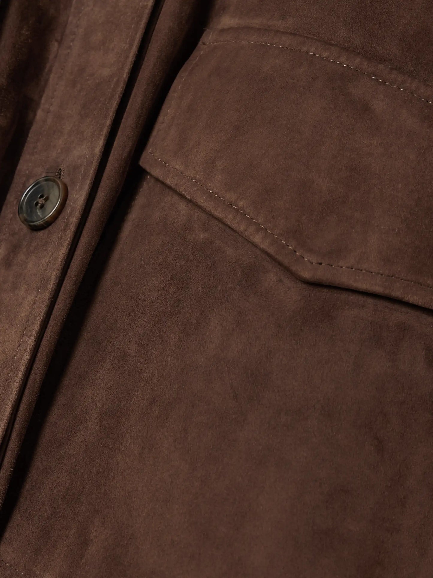 Kaylee Oversized Paneled Suede Jacket