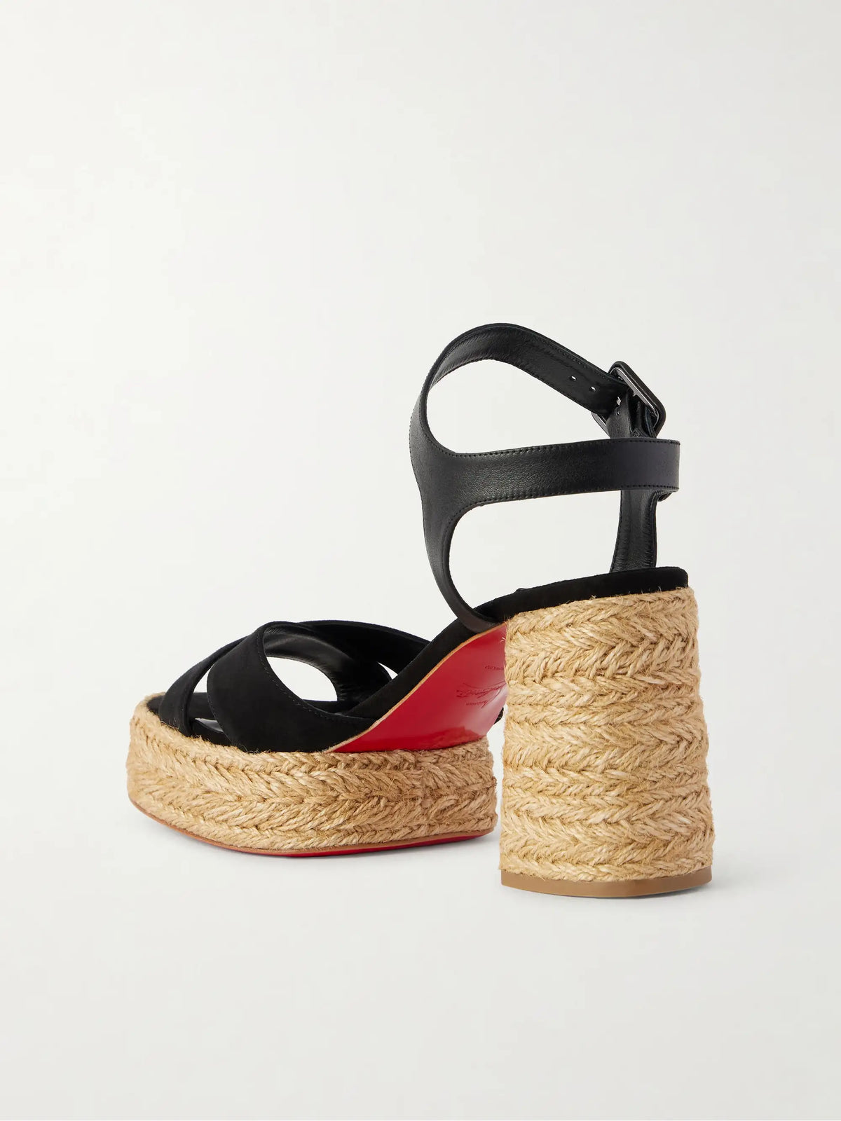 Calakala 85 Leather And Suede Espadrille Platform Sandals