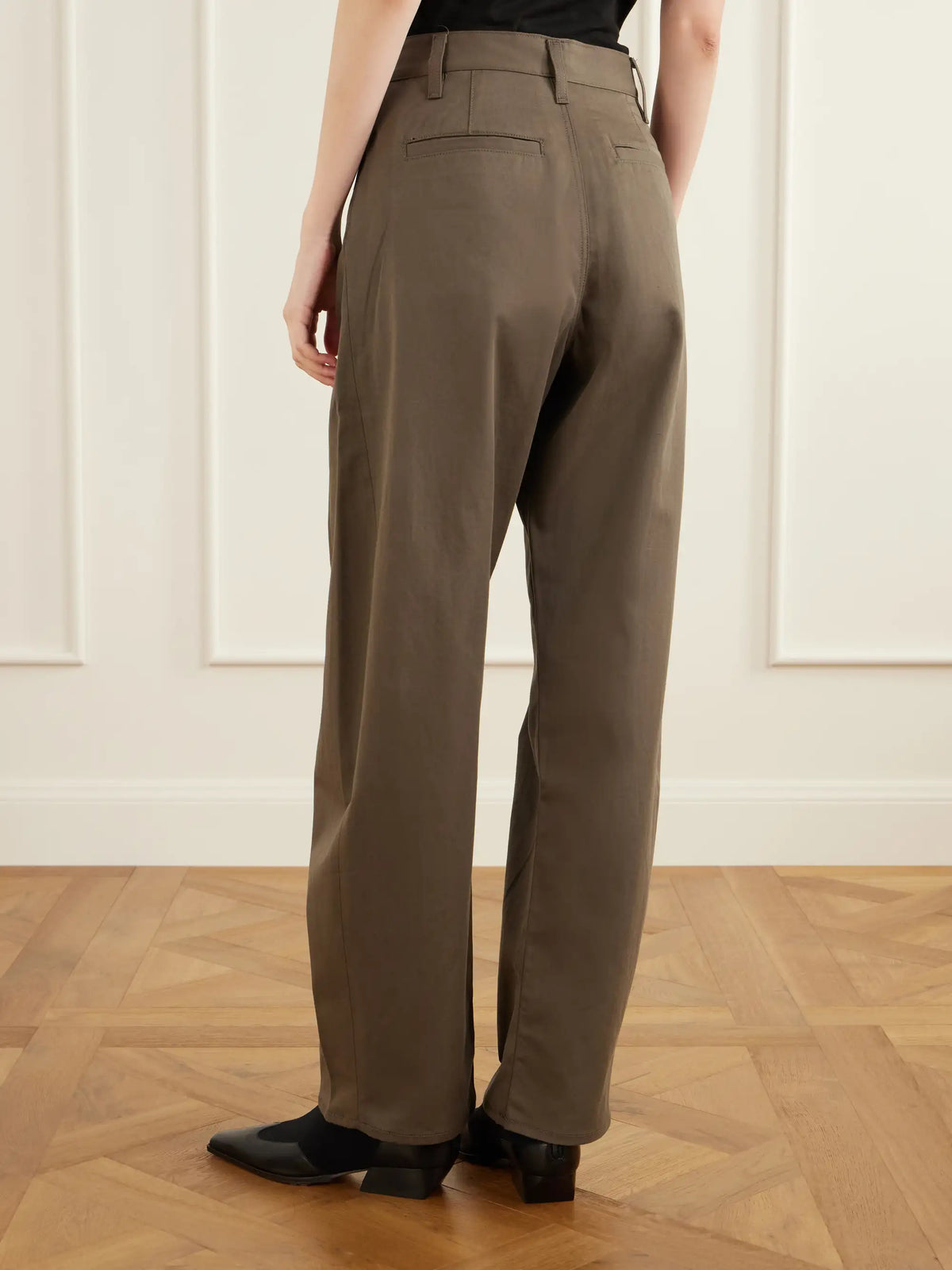 AGOLDE Luna Cotton-twill Barrel-leg Pants