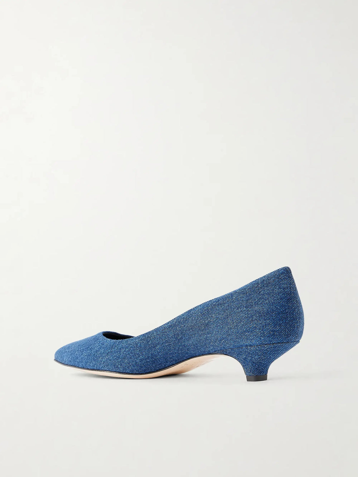 The Kitty Denim Pumps