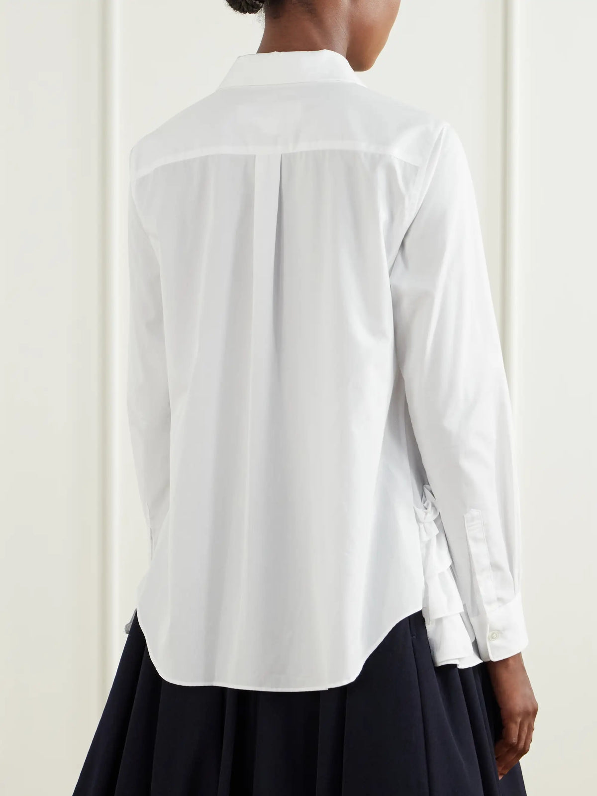 Comme des Garçons GIRL Ruffled Cotton-poplin Shirt