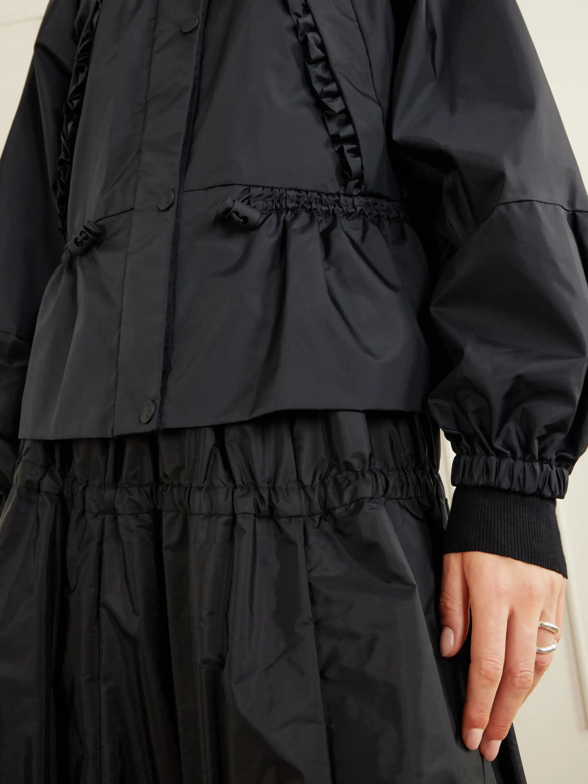 Imaginaire Ruffled Shell Jacket