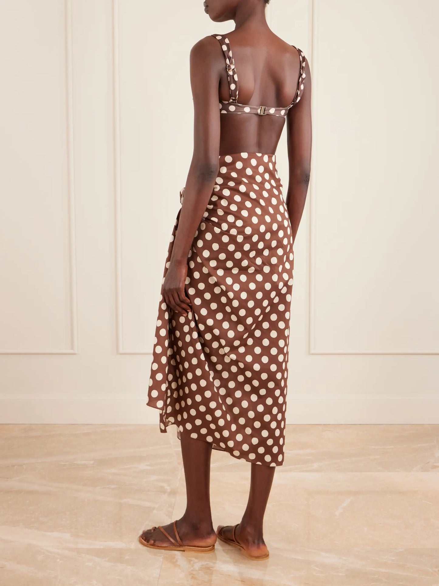 Lomas Polka-dot Cotton Pareo