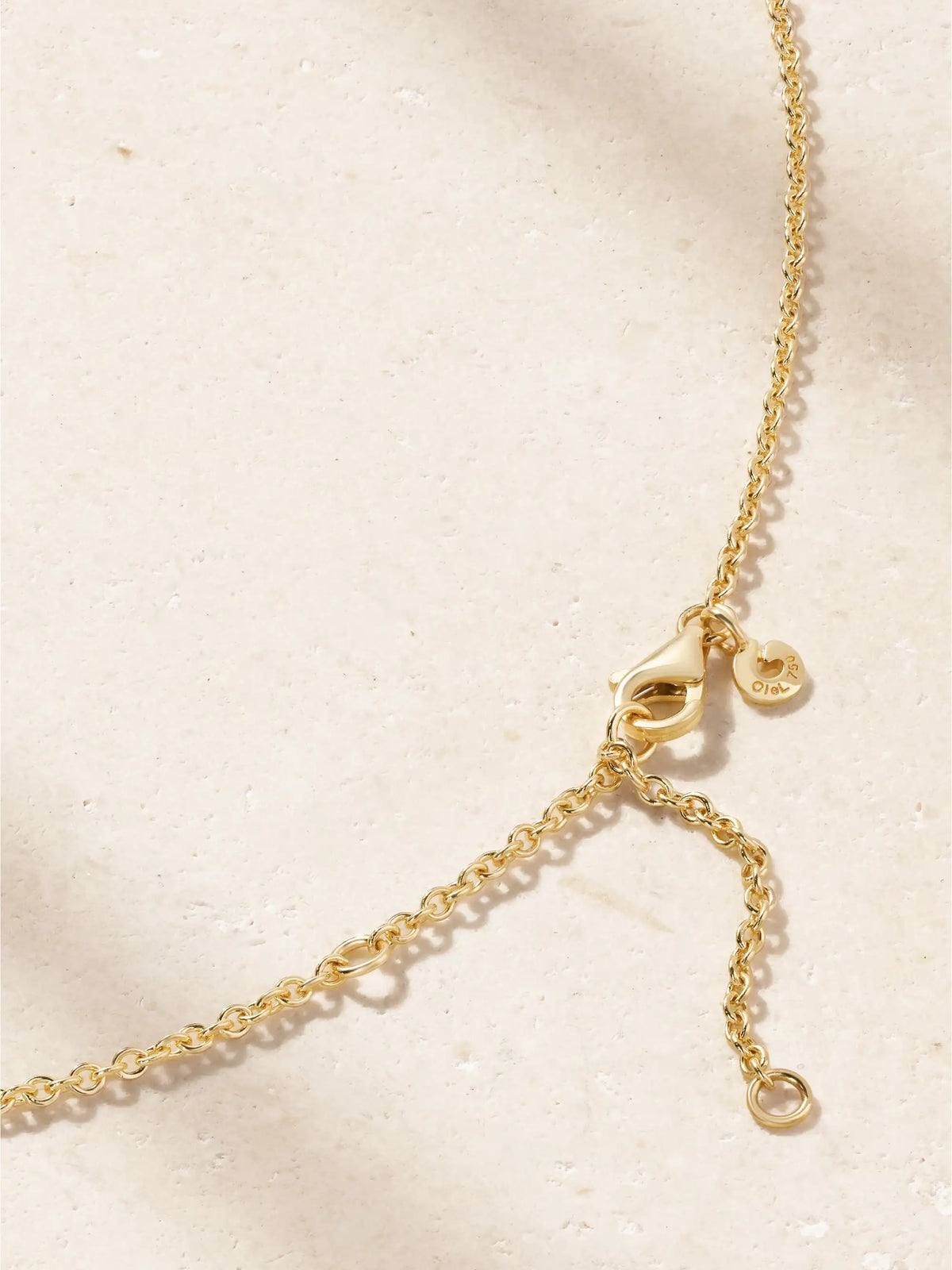 Young Fish Claw 18-karat Gold Necklace