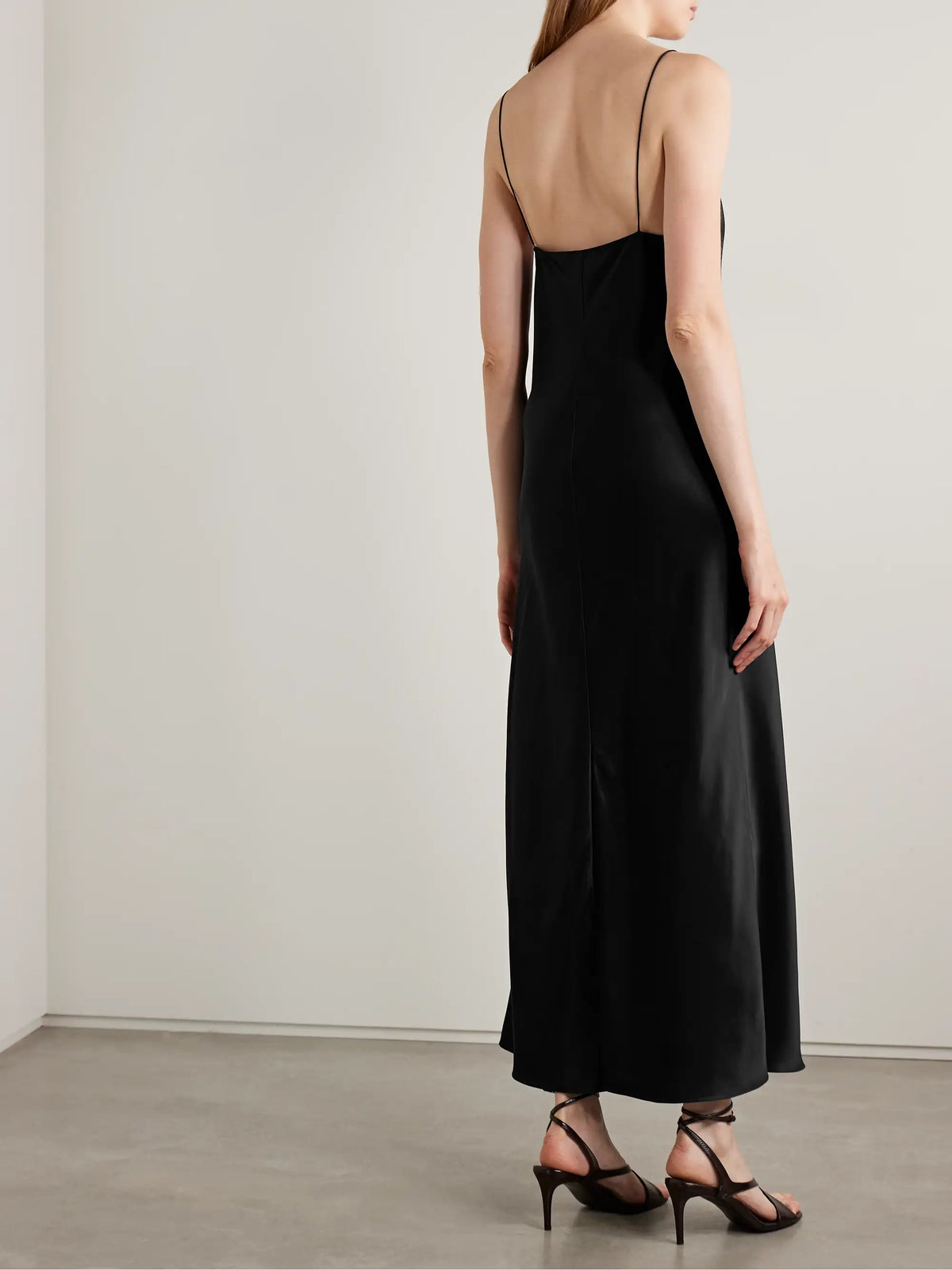 KHAITE Taja Satin Maxi Dress