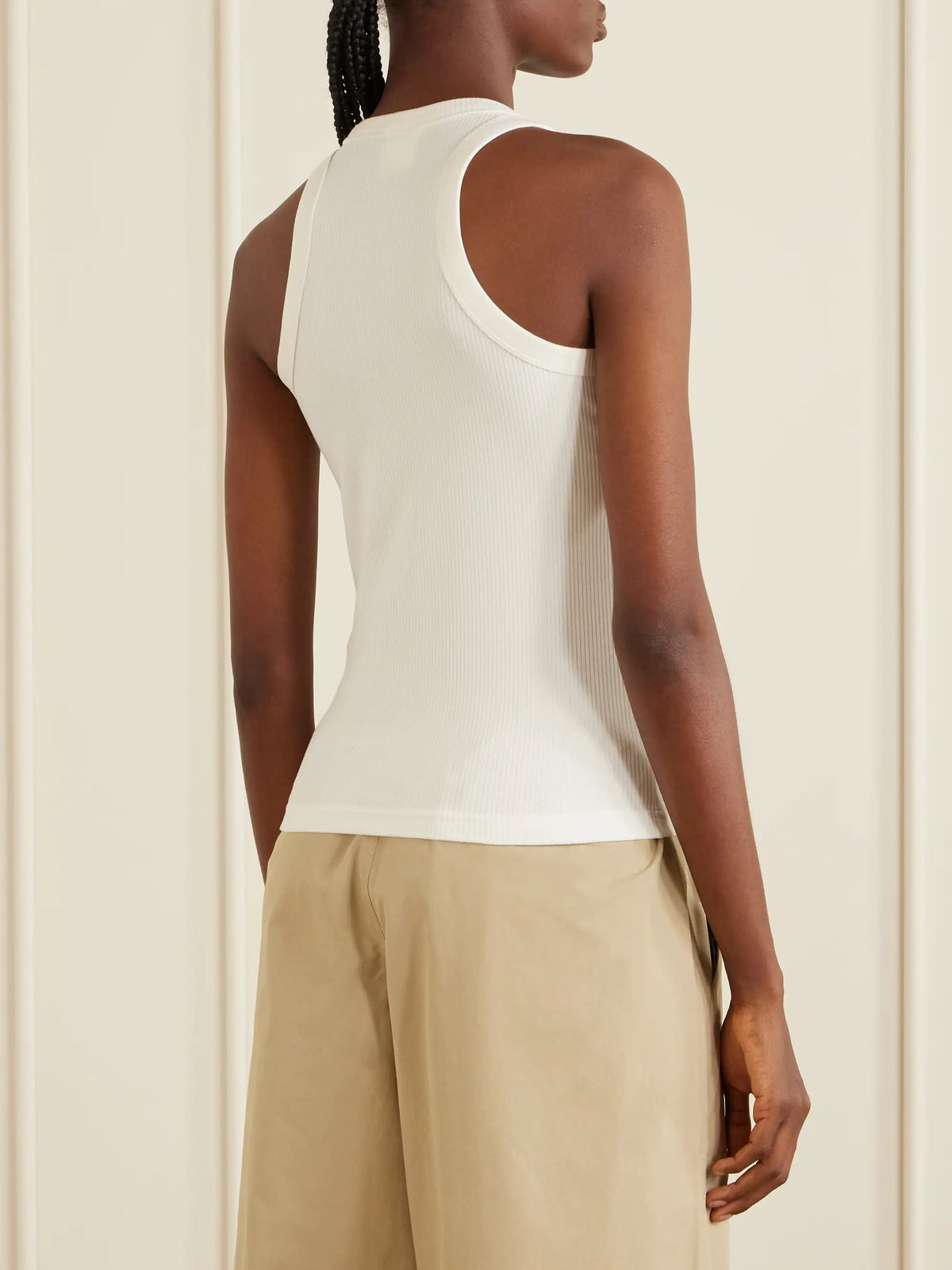 ON All-day Ribbed Stretch Lyocell And Cotton-blend Tank