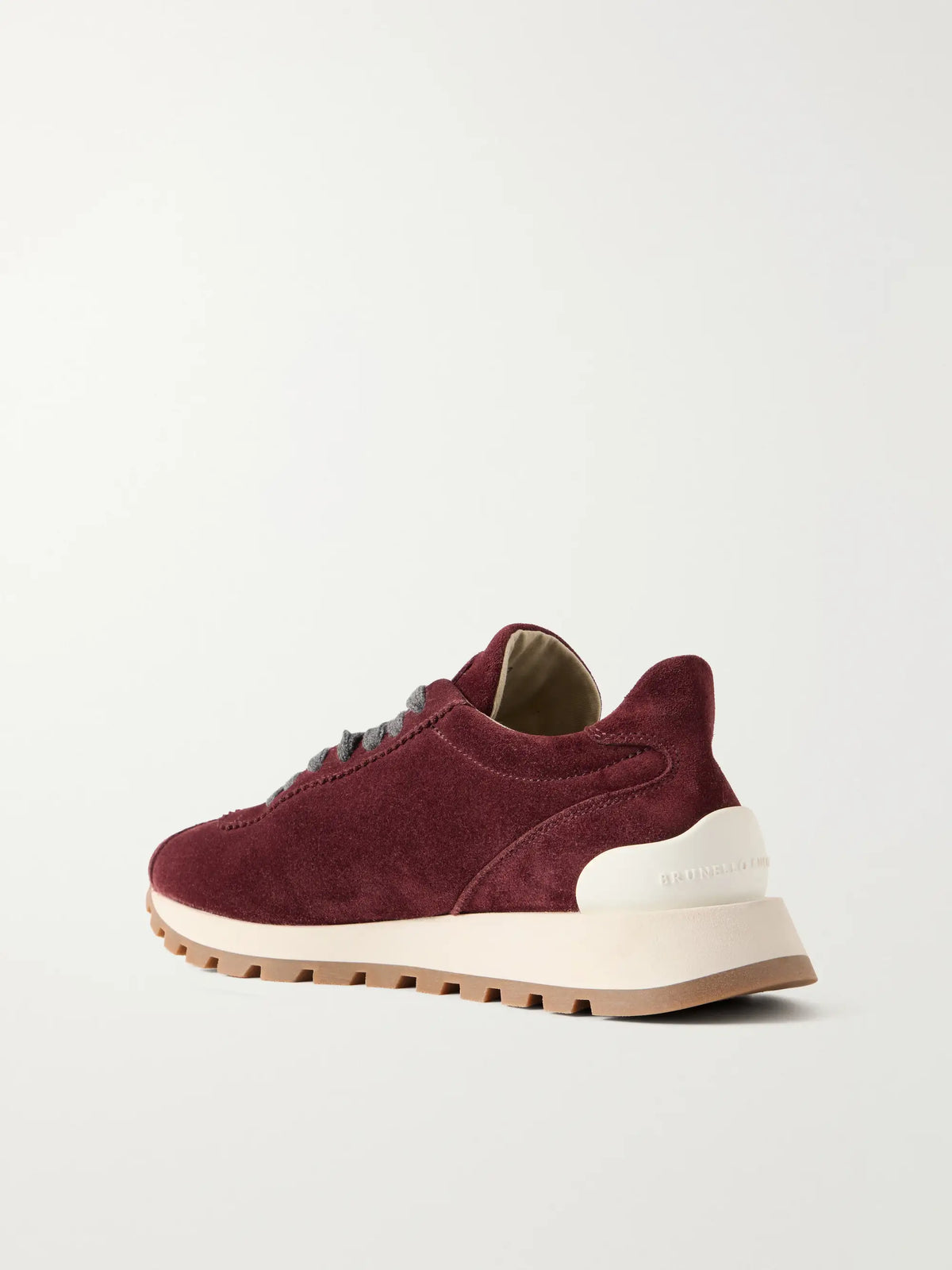 Bead-embellished Suede Sneakers