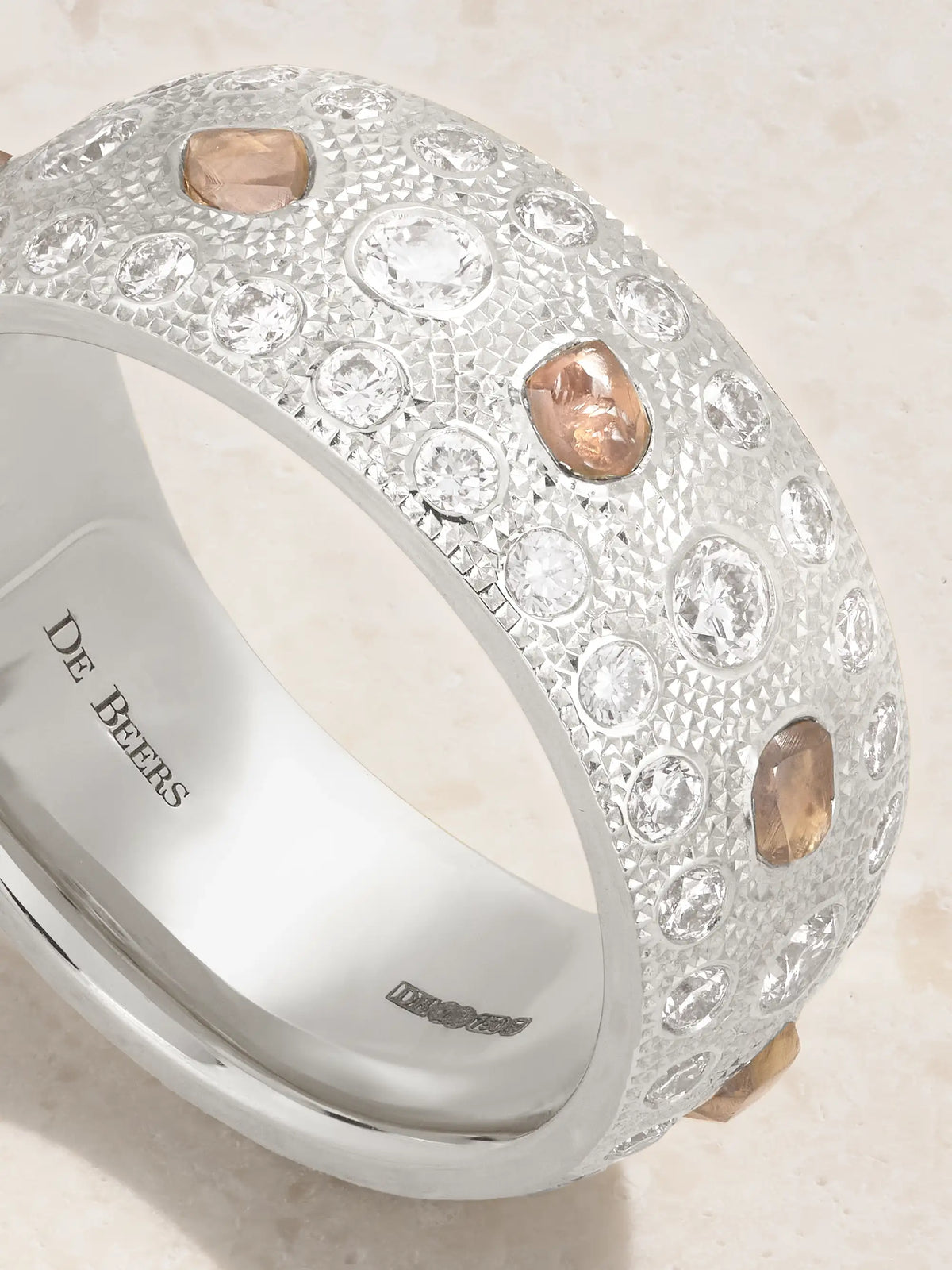 Talisman Large 18-karat White Gold Diamond Ring