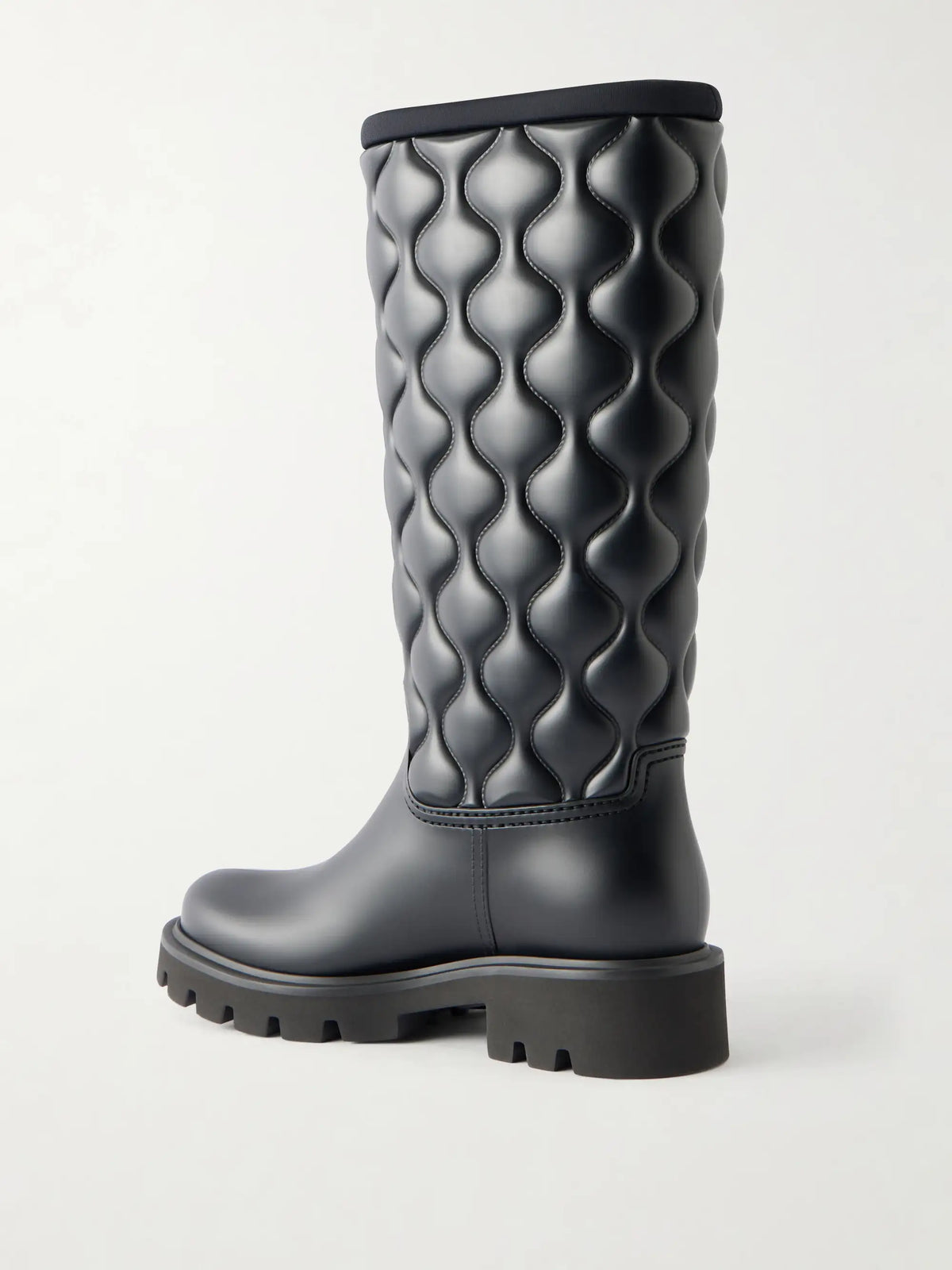 Kickstream Quilt Knee-high Rubber Boots