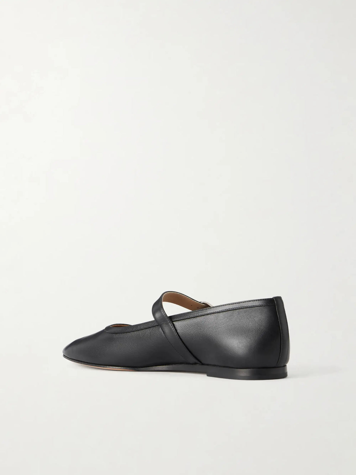 Leather Mary Jane Ballet Flats