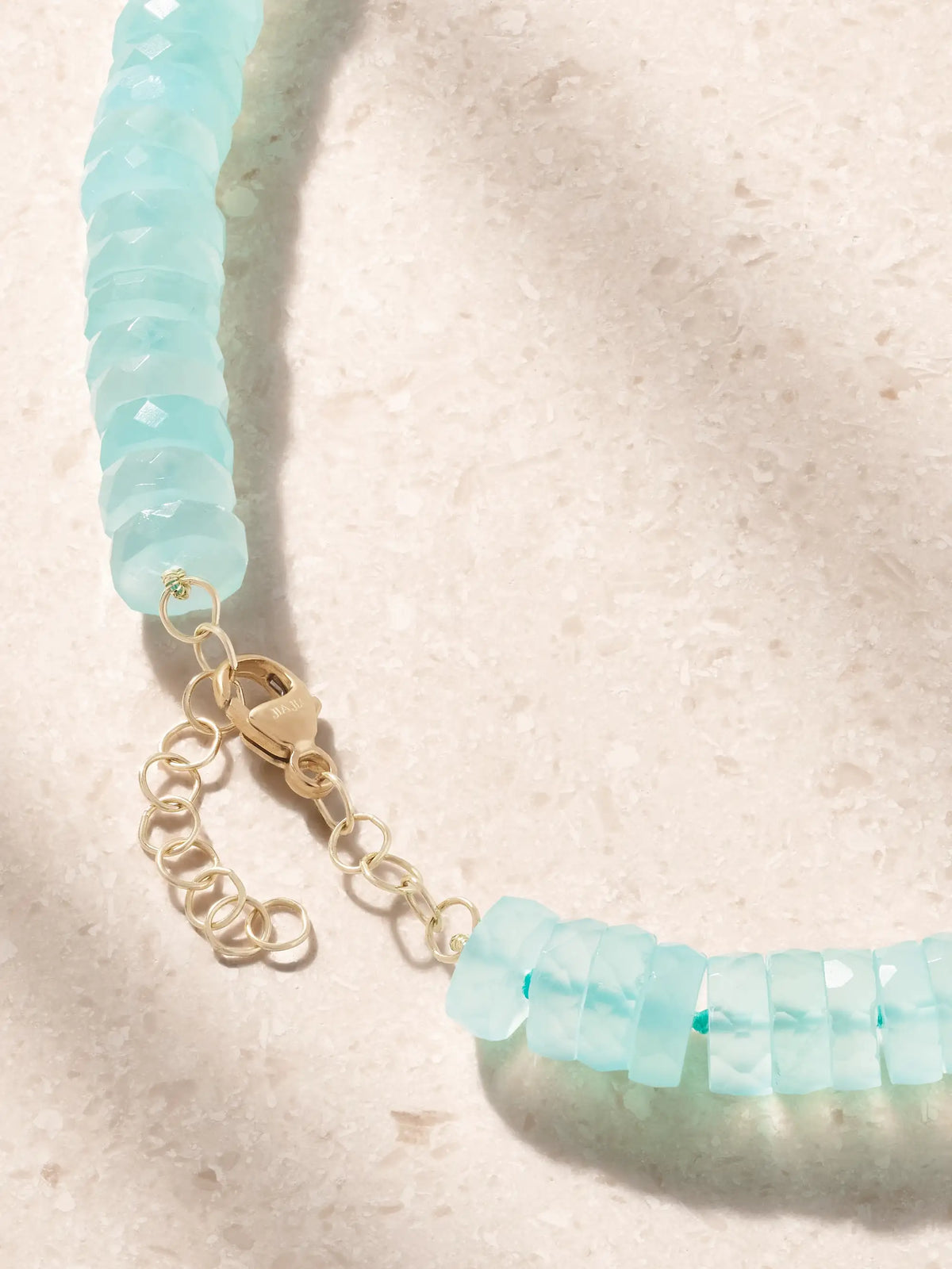 JIA JIA 14-karat Gold, Chalcedony Moonstone And Diamond Beaded Necklace