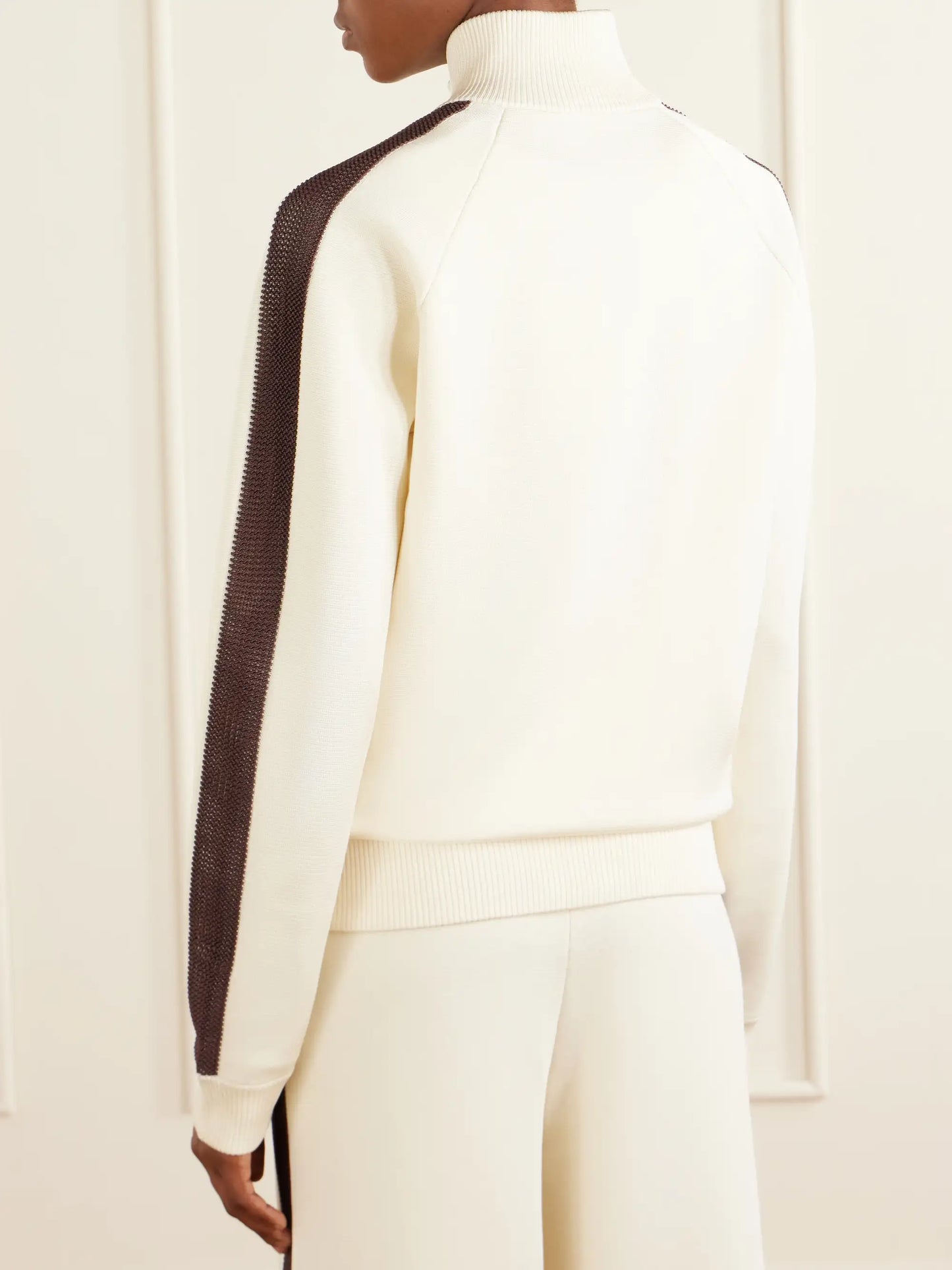 Tide Logo-embroidered Knitted Jacket