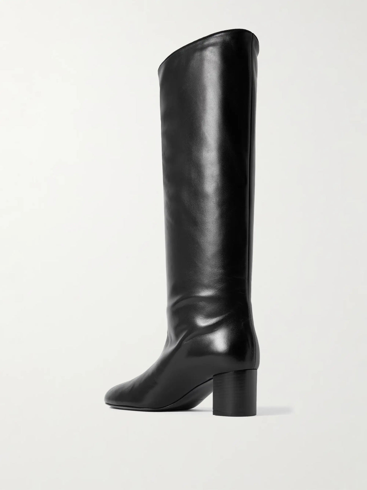 Downtown Leather Knee Boots