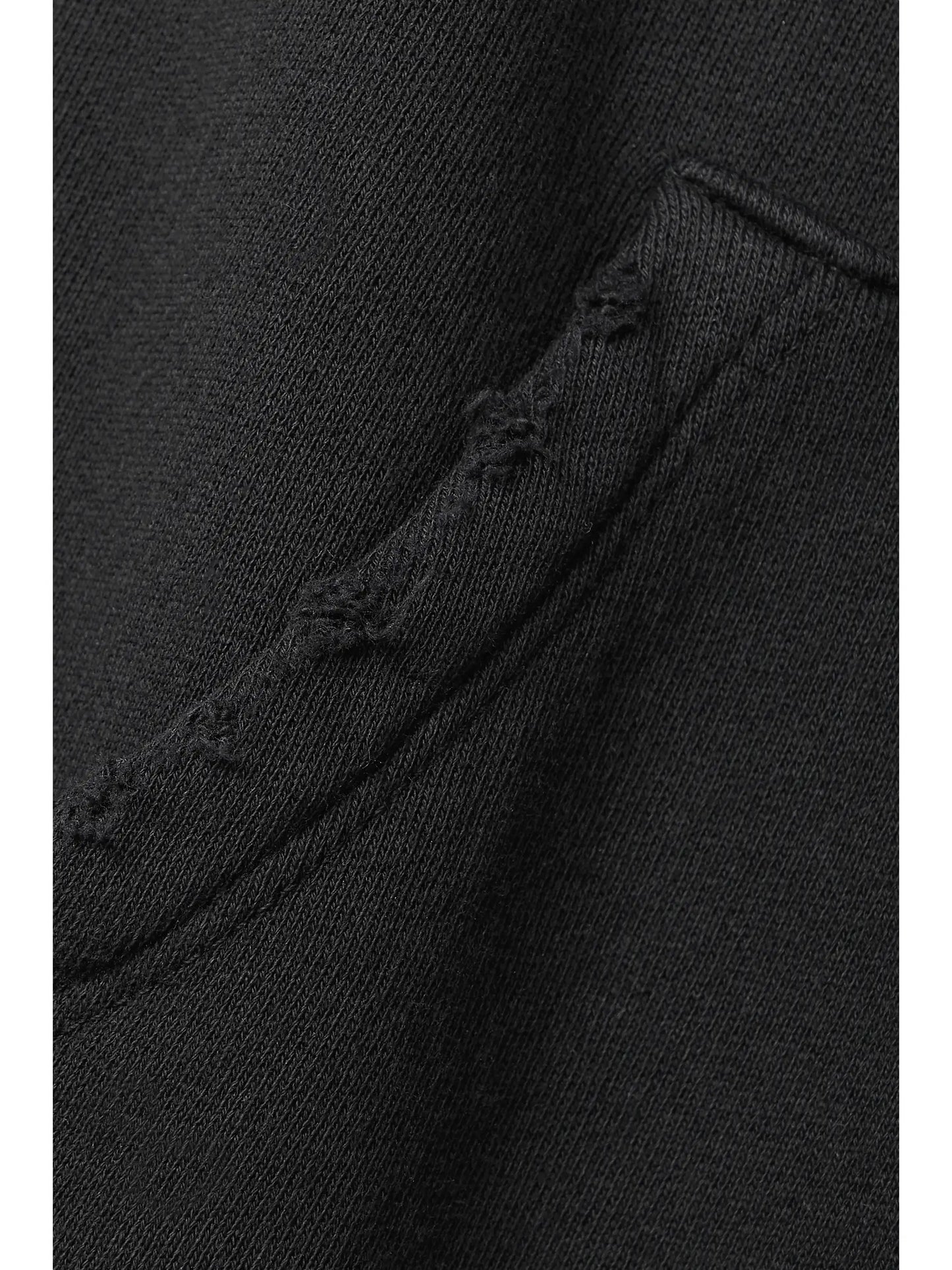 Janie Distressed Cotton-jersey Hoodie