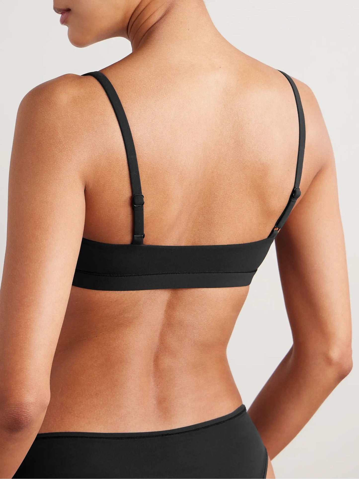 Fits Everybody Scoop Neck Bralette - Onyx