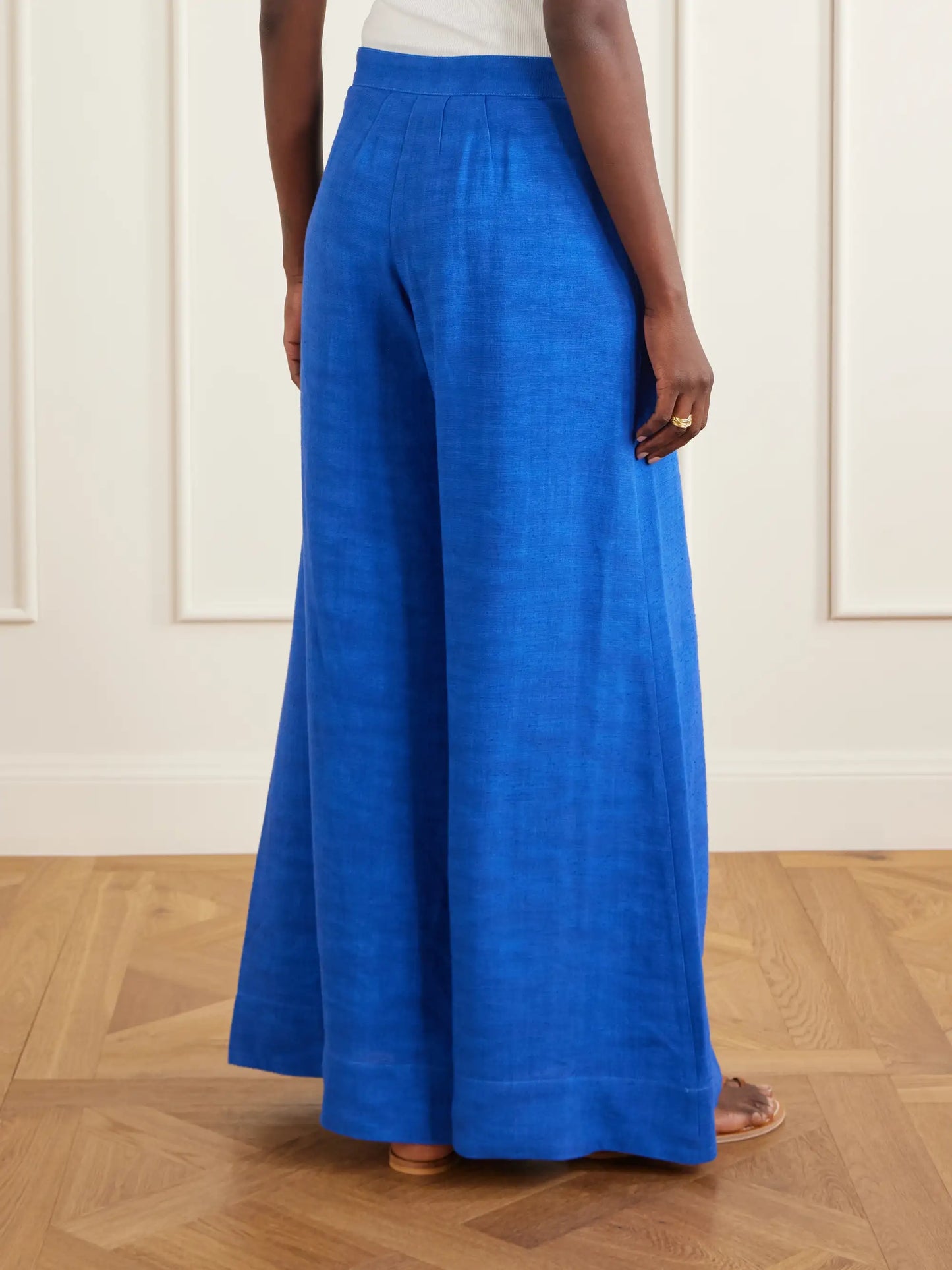 Canvas Wide-leg Pants