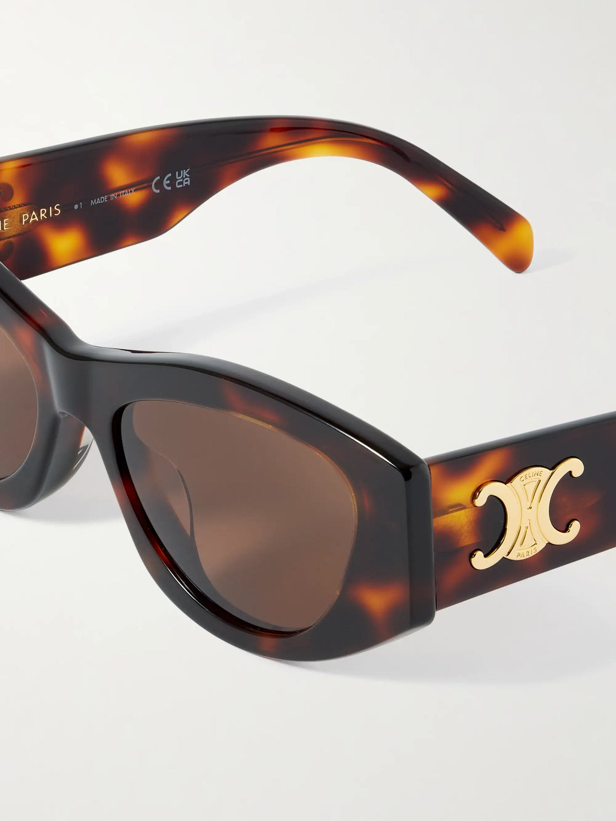 Triomphe Tortoiseshell Acetate Sunglasses