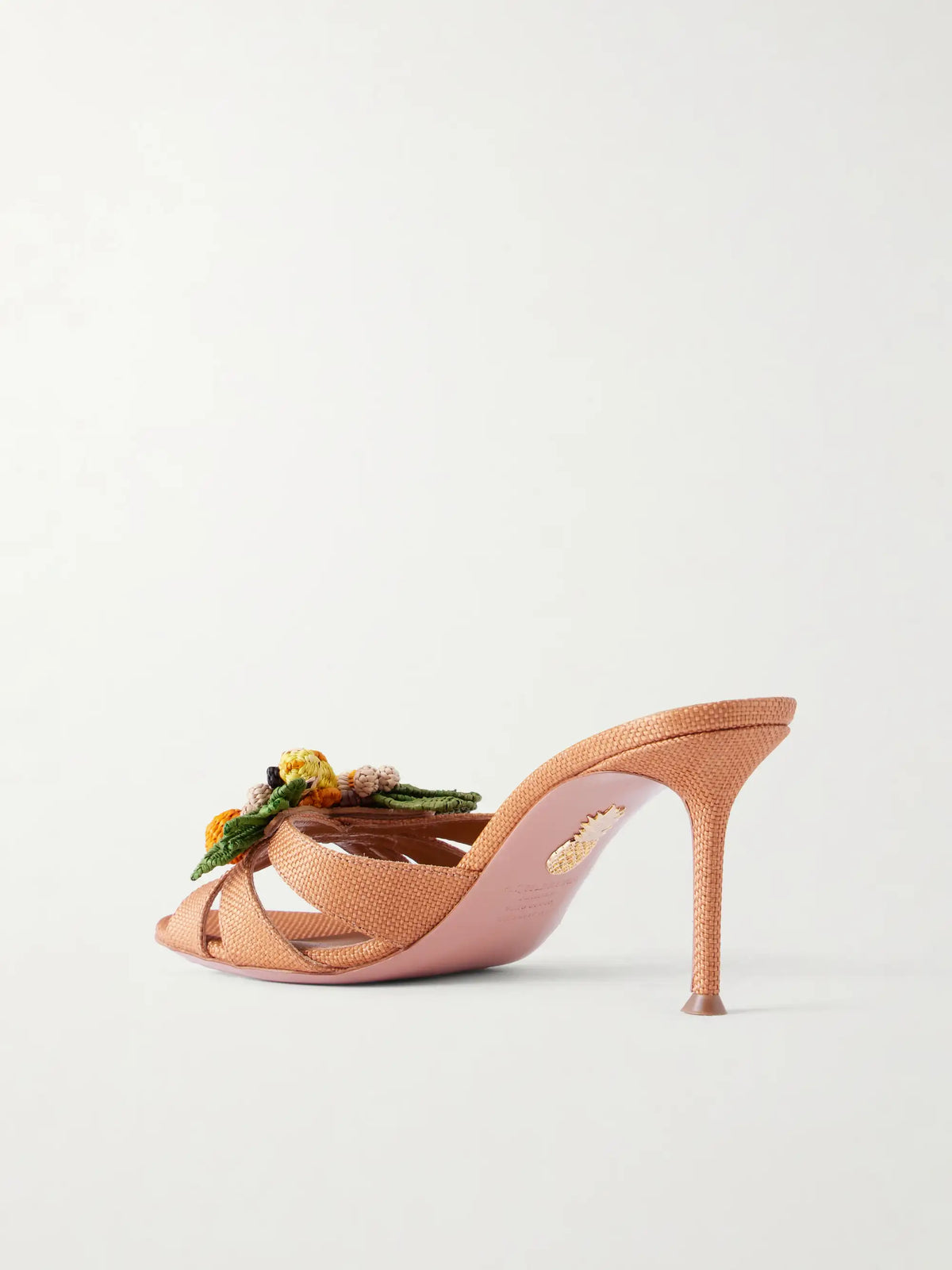 Birdsong 75 Raffia Mules