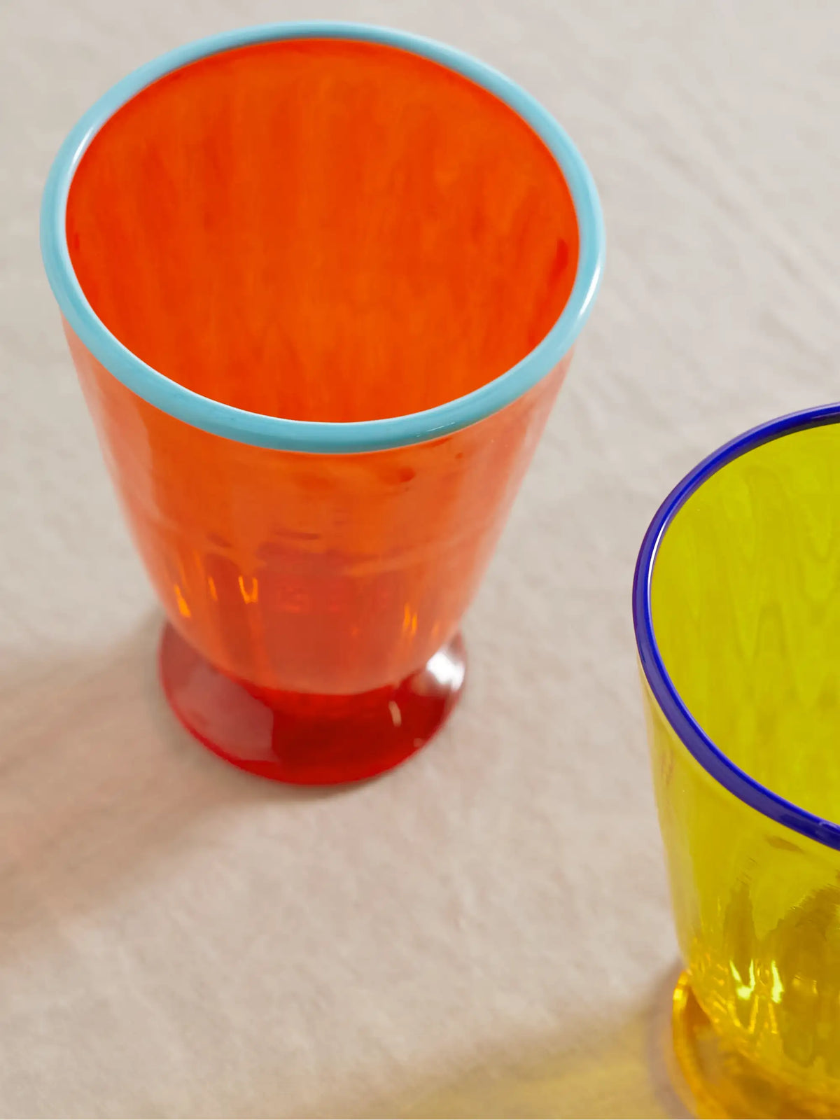 Rainbow Set Of Eight Glasses