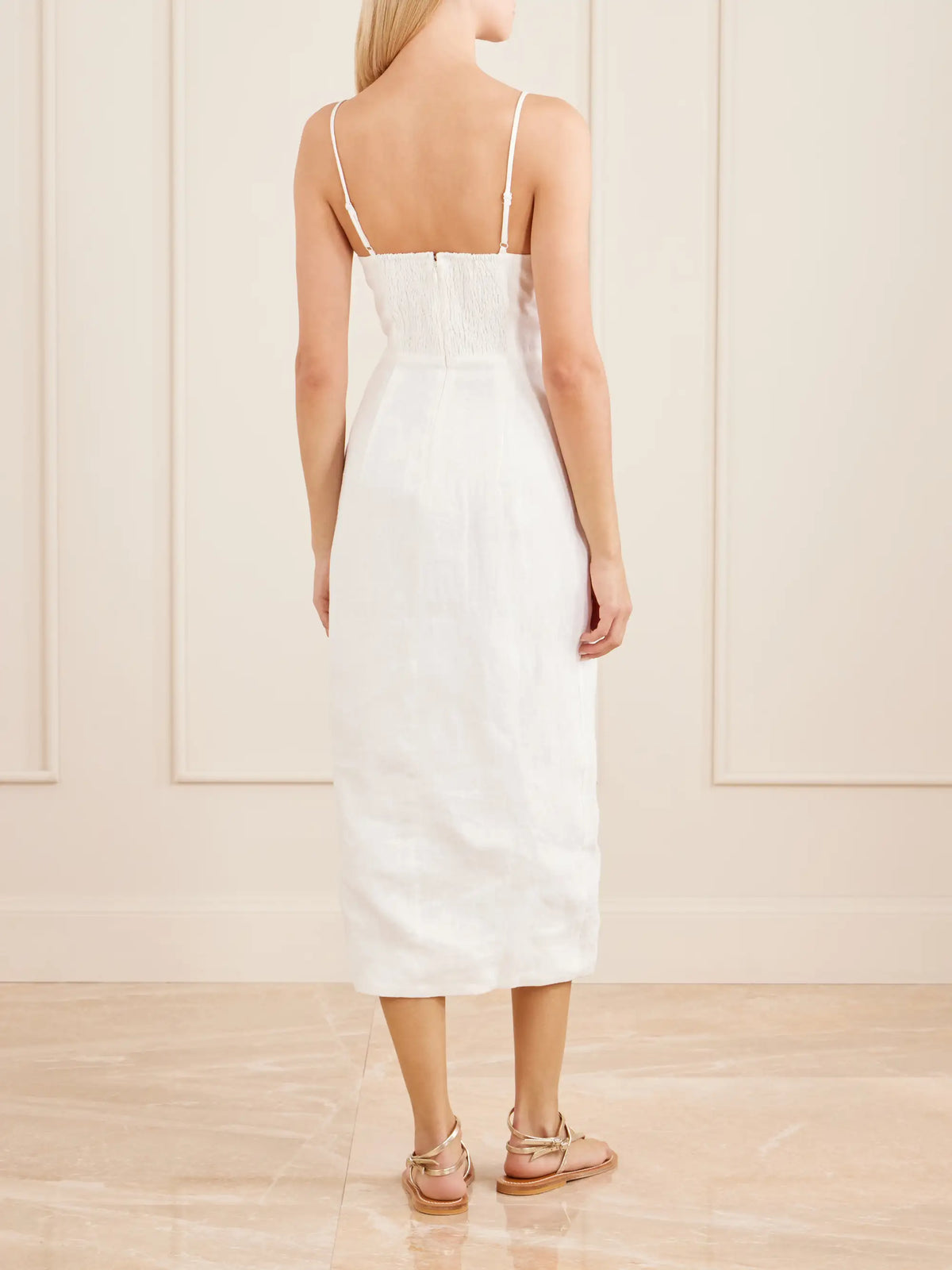 Farm Rio Linen Midi Dress