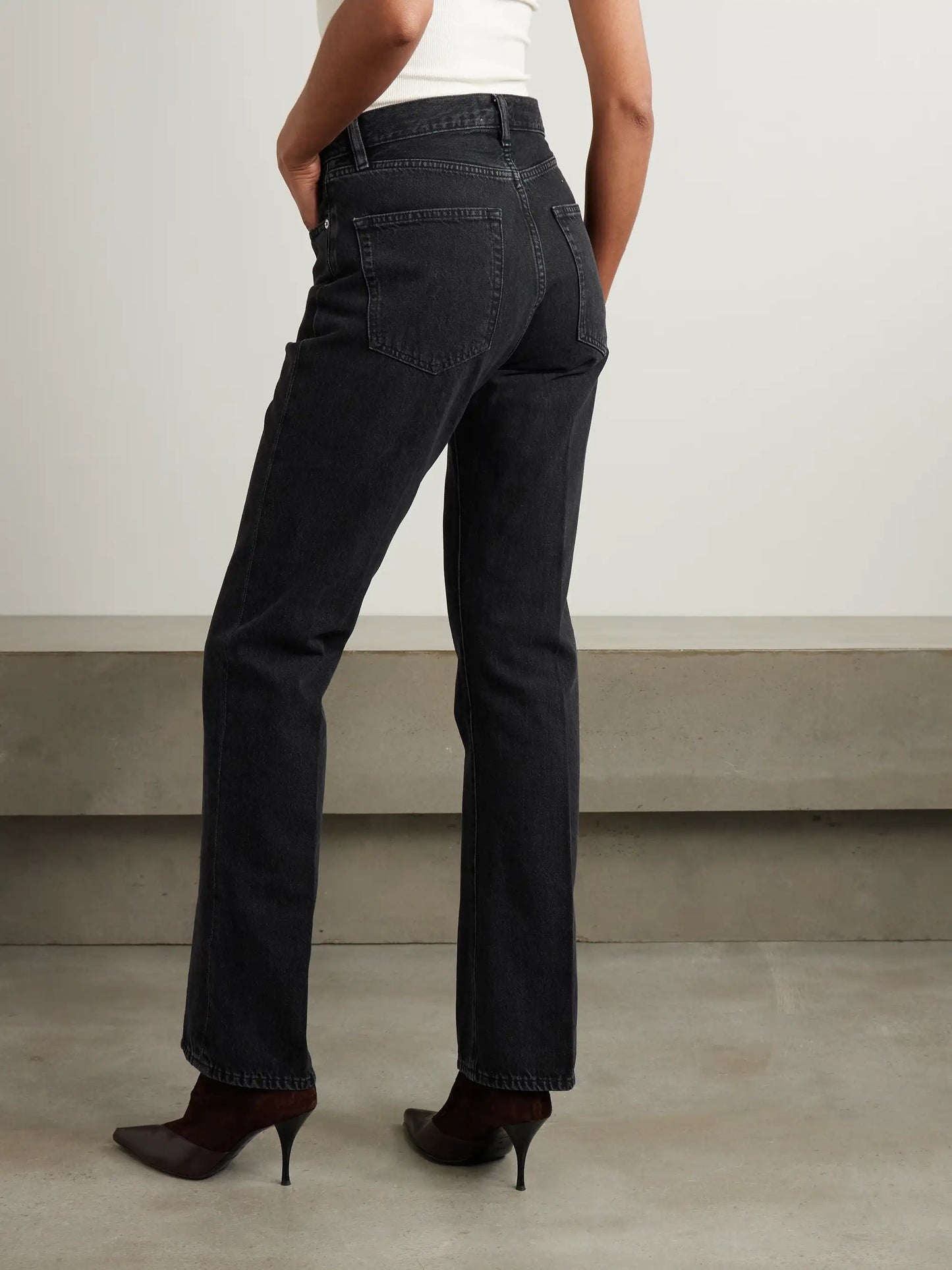 The Vertical High-rise Straight Jeans