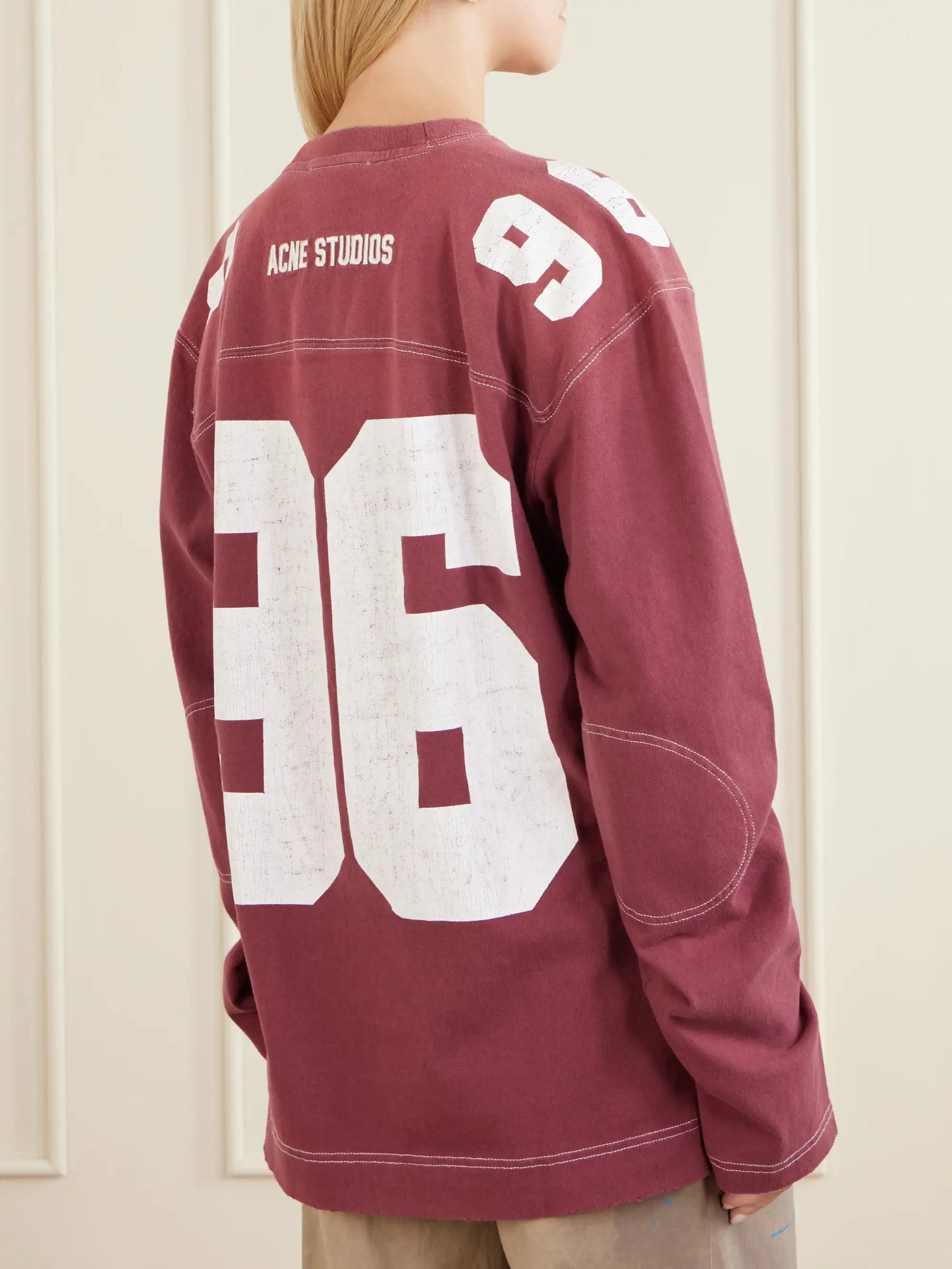 Exfold Printed Cotton-jersey Sweater