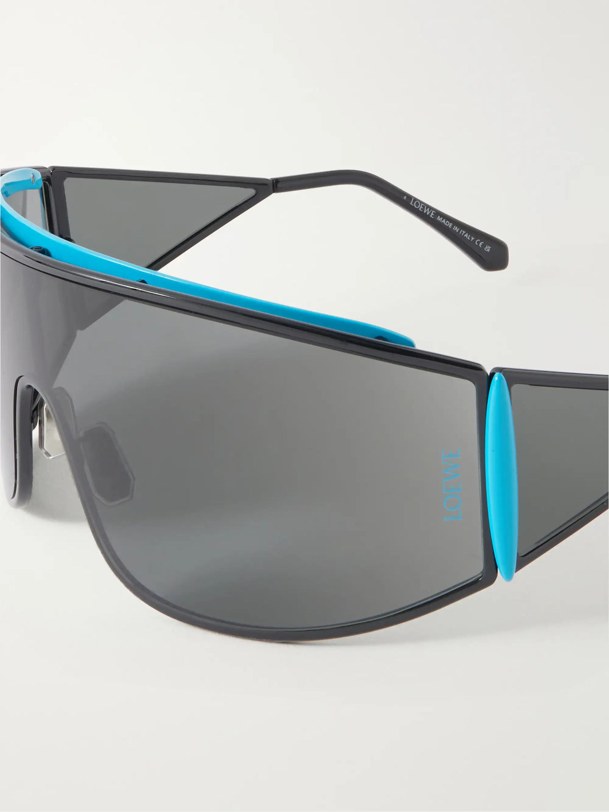Speed Shield Mask Metal Sunglasses