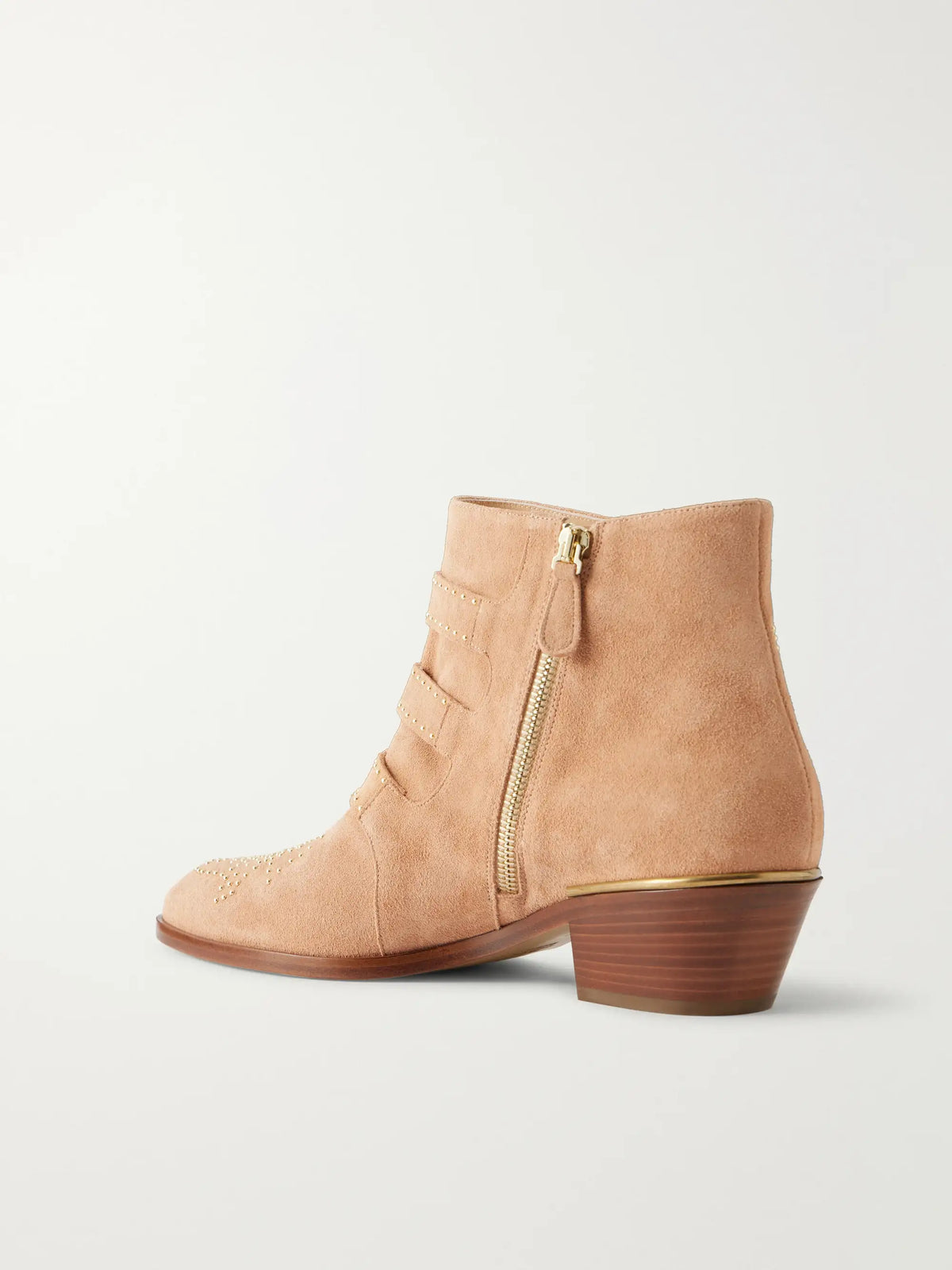 Susan Embellished Suede Ankle Boots