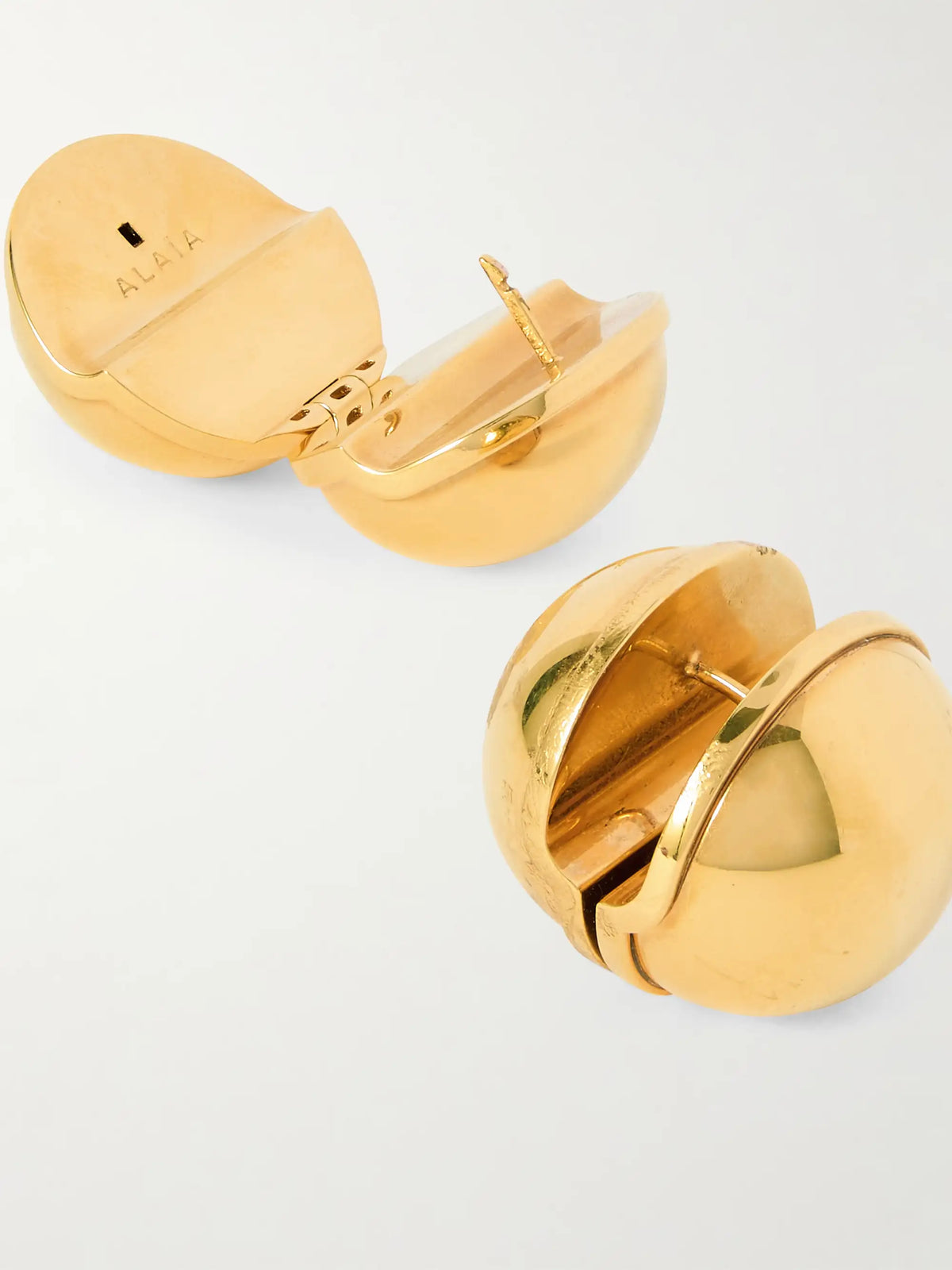 Sphere Gold-tone Earrings