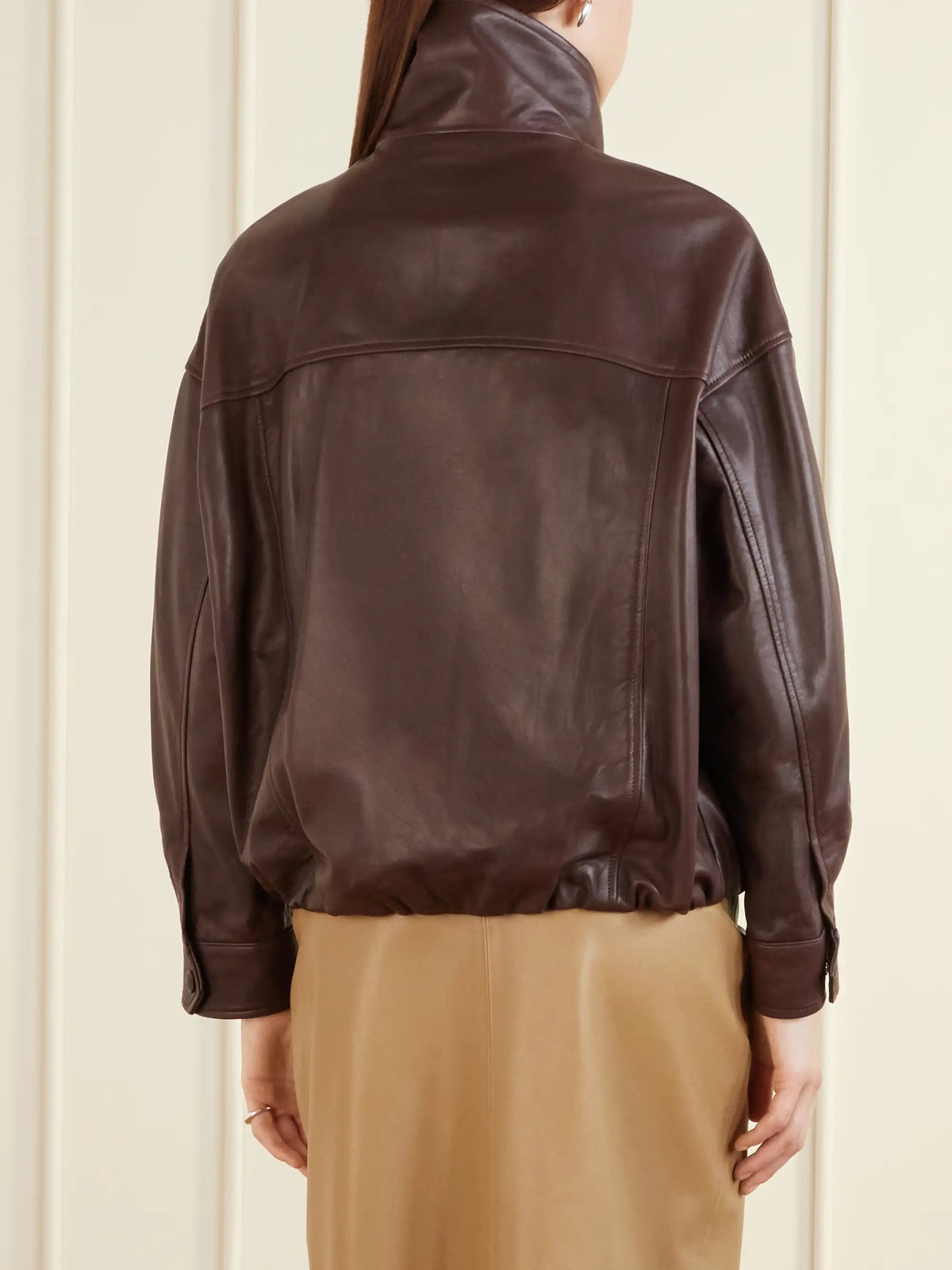 Nour Hammour Leather Jacket