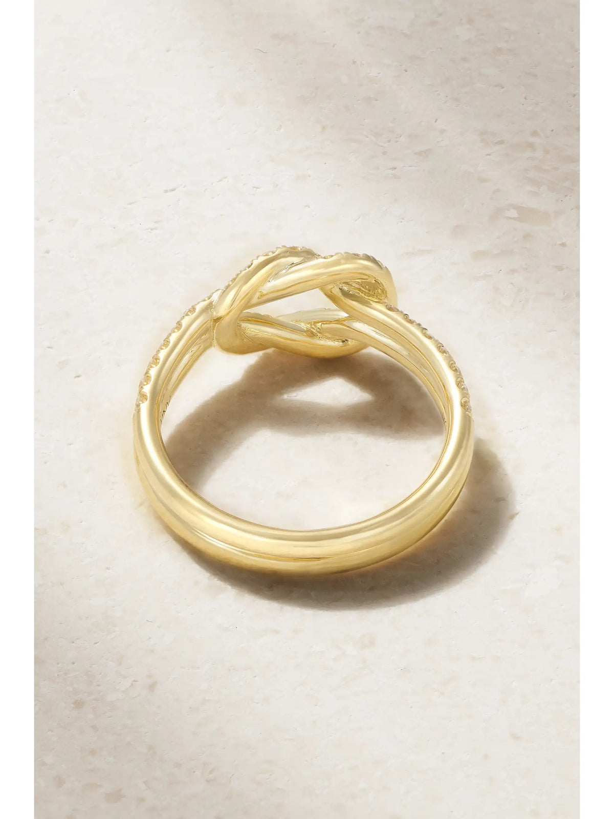 Knot 18-karat Gold Diamond Ring