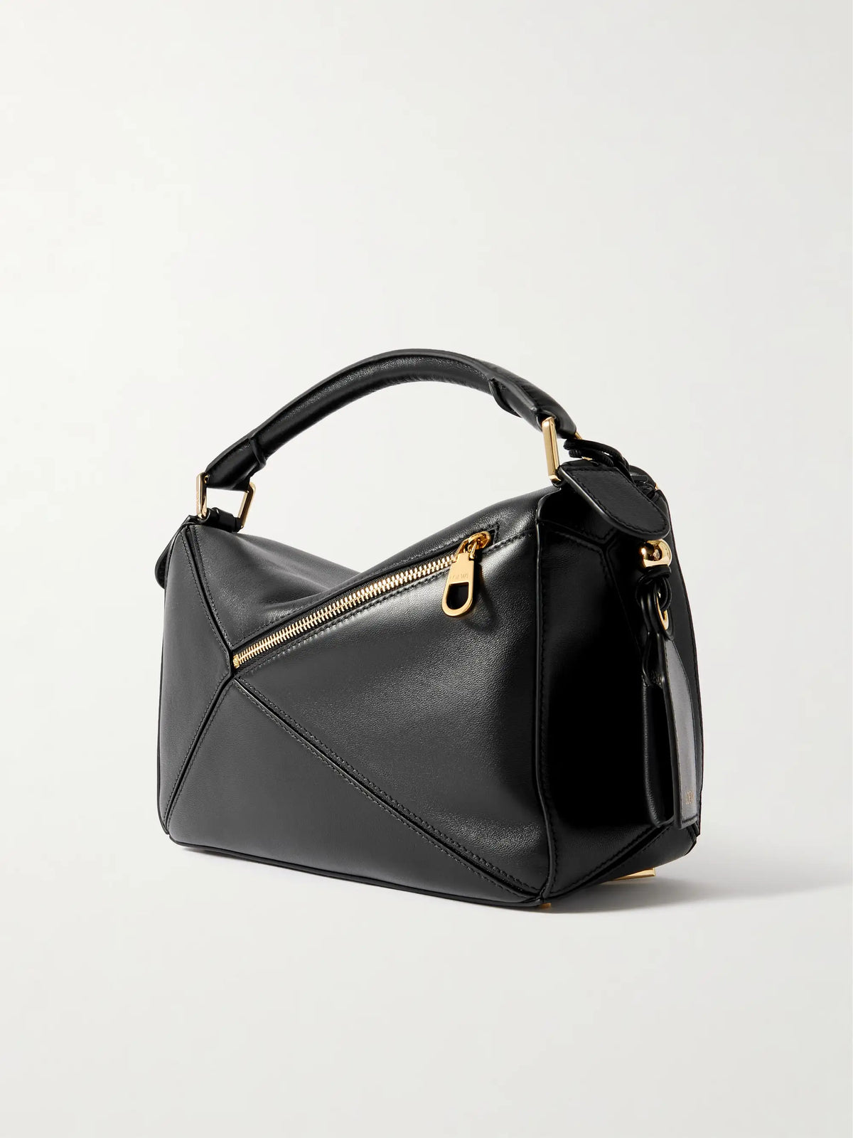 Featherlight Puzzle Small Textured-leather Shoulder Bag
