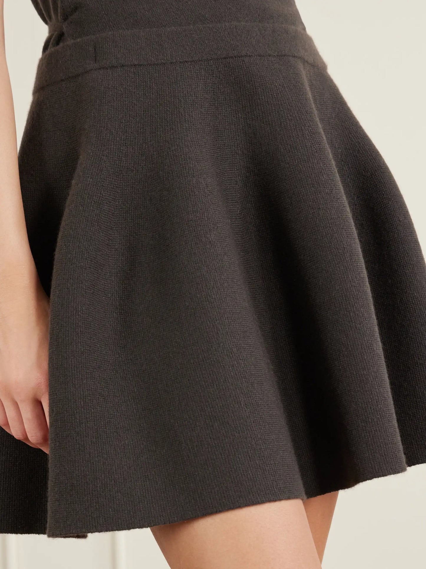 Wren Cashmere Knit Mini Skirt
