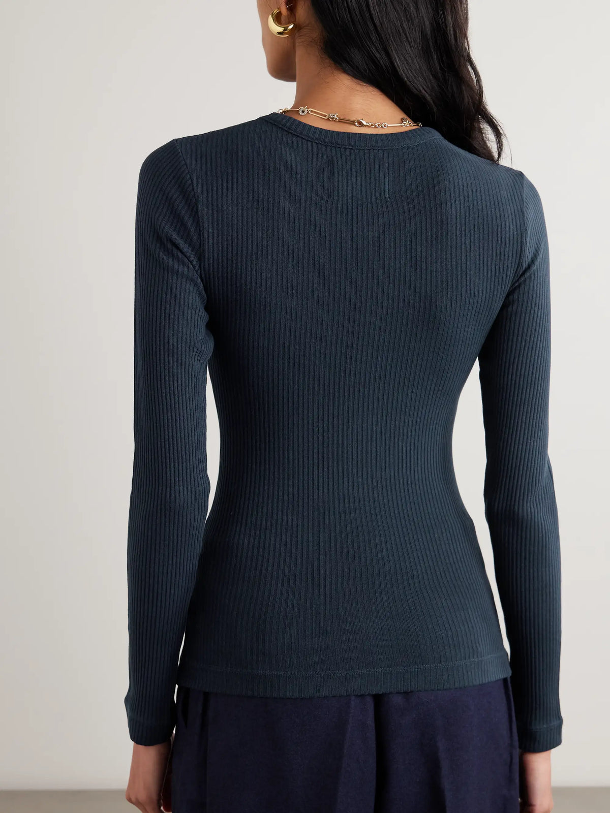Citizens of Humanity Bina Ribbed Lyocell And Organic Cotton-blend T-shirt