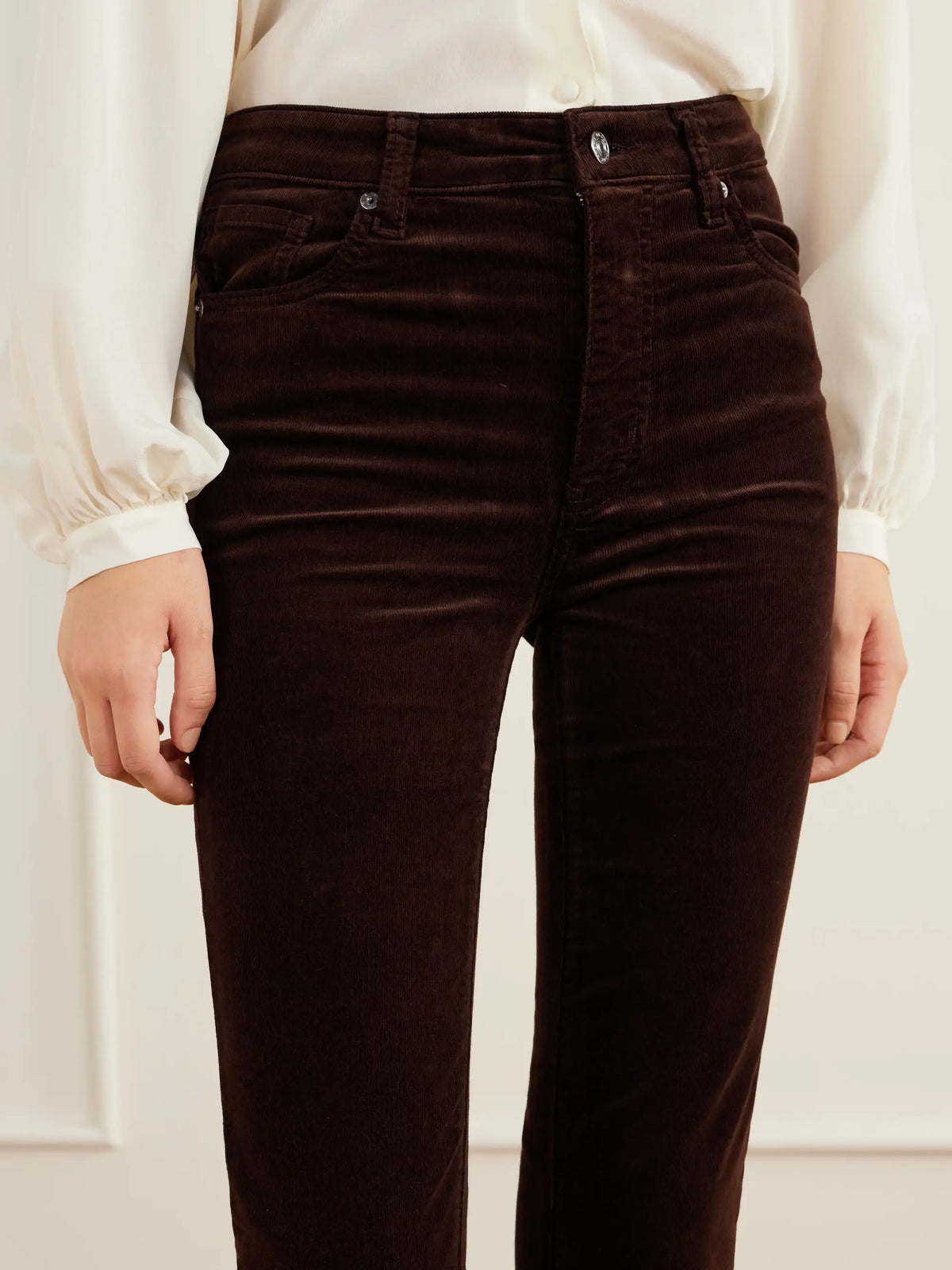 FRAME The Corduroy Reboot Cotton-blend High-rise Wide-leg Pants