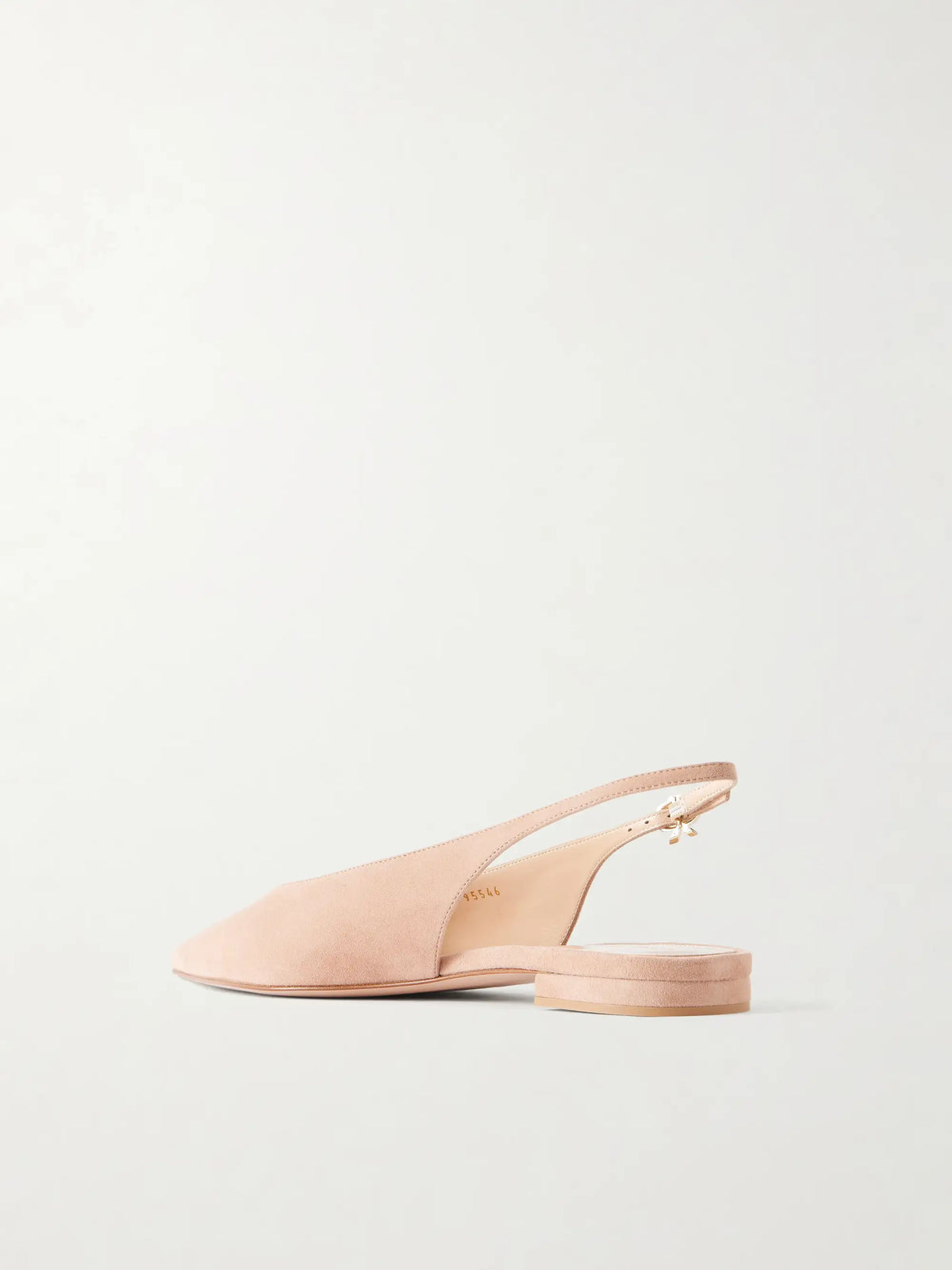 Robbie Suede Slingback Ballet Flats