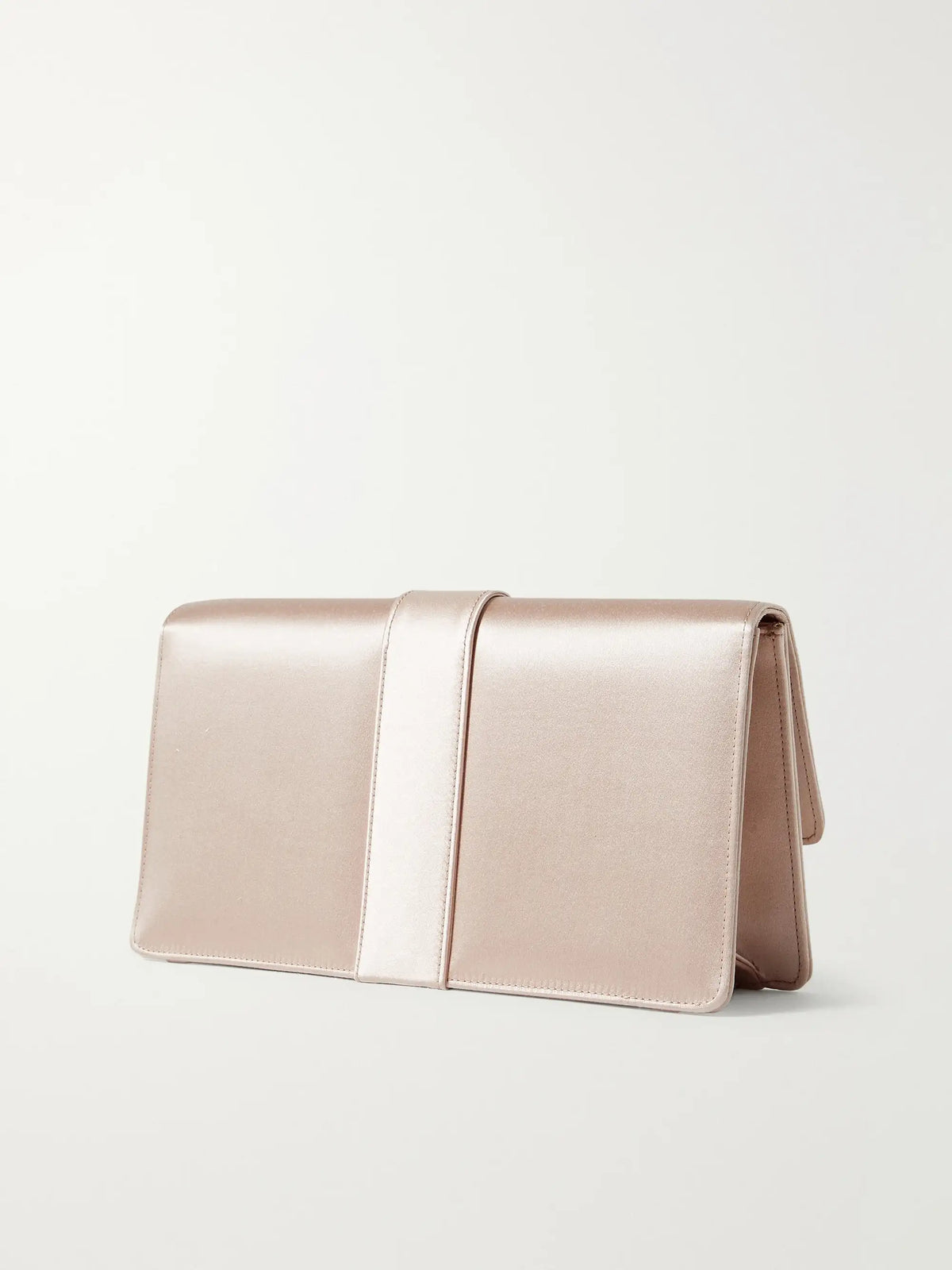 Capri Crystal-embellished Satin Clutch
