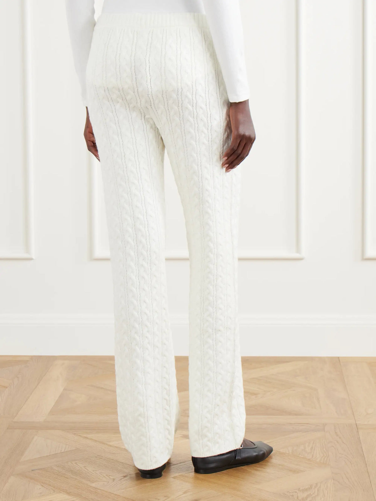SKIMS Cable-knit Straight-leg Pants