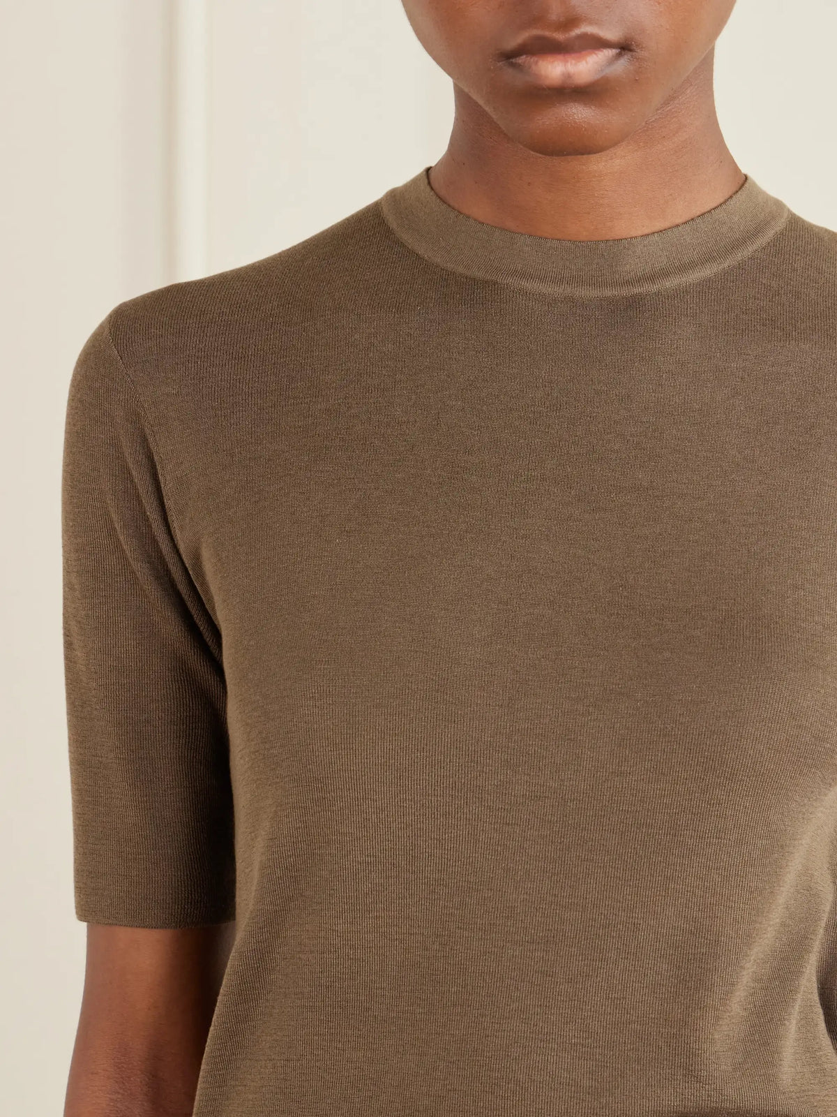 The Row Ozzi Silk-blend T-shirt
