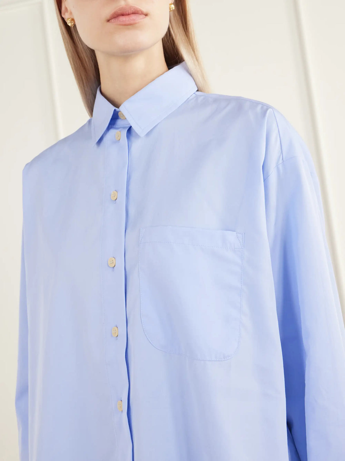 Jamie Haller The Essential Drop-tail Cotton-poplin Shirt
