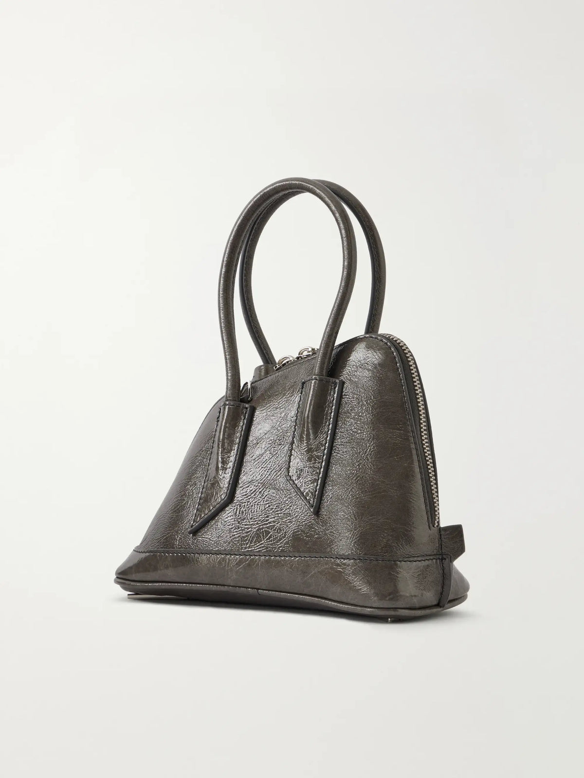 The Attico Sant Ambroeus Croc-effect Leather Top-handle Bag