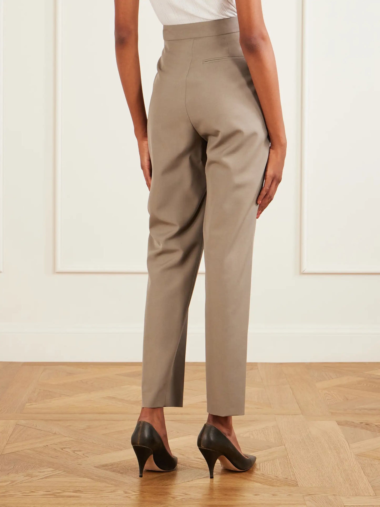 Eranza Wool Straight-leg Pants