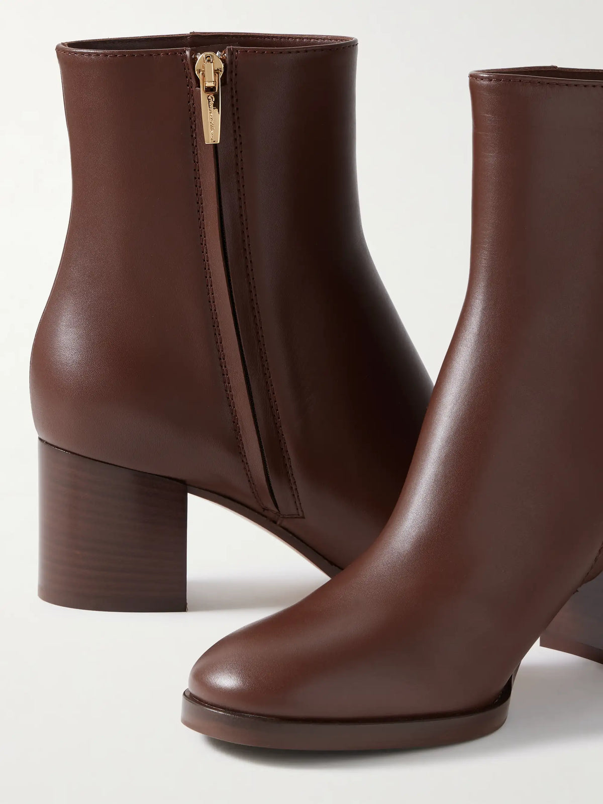Vitello Glove 55 Leather Ankle Boots
