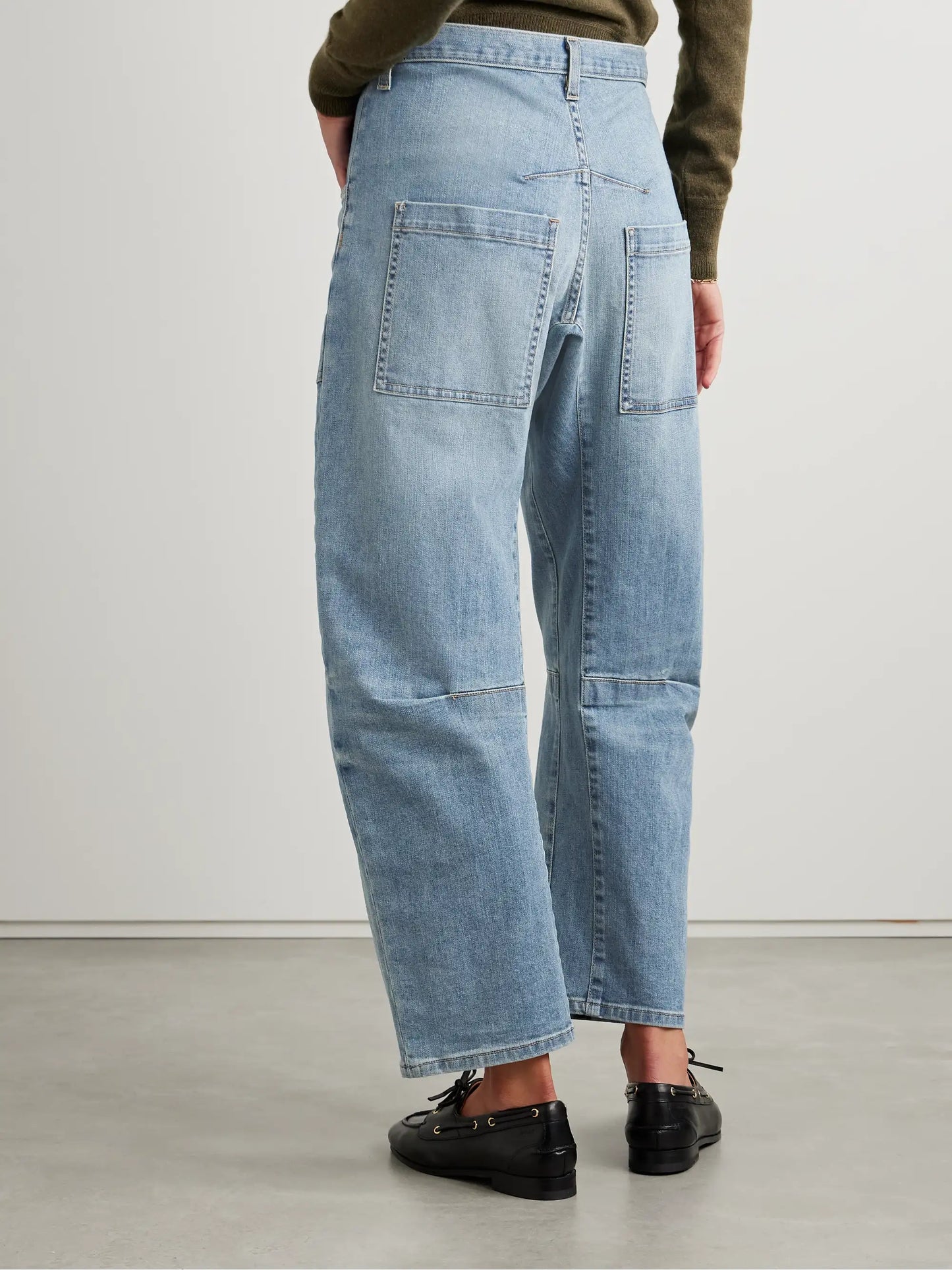 Shon High-rise Tapered Jeans