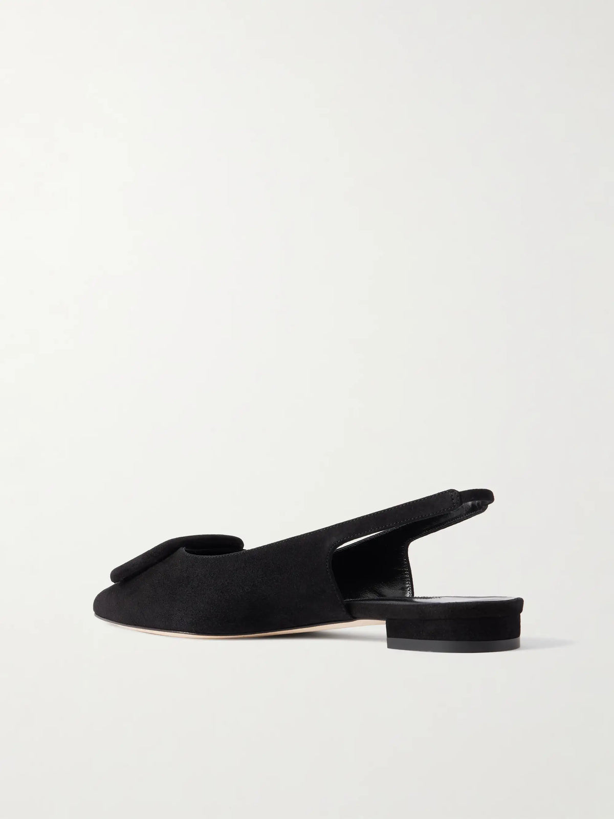Maylura Buckled Suede Slingback Flats