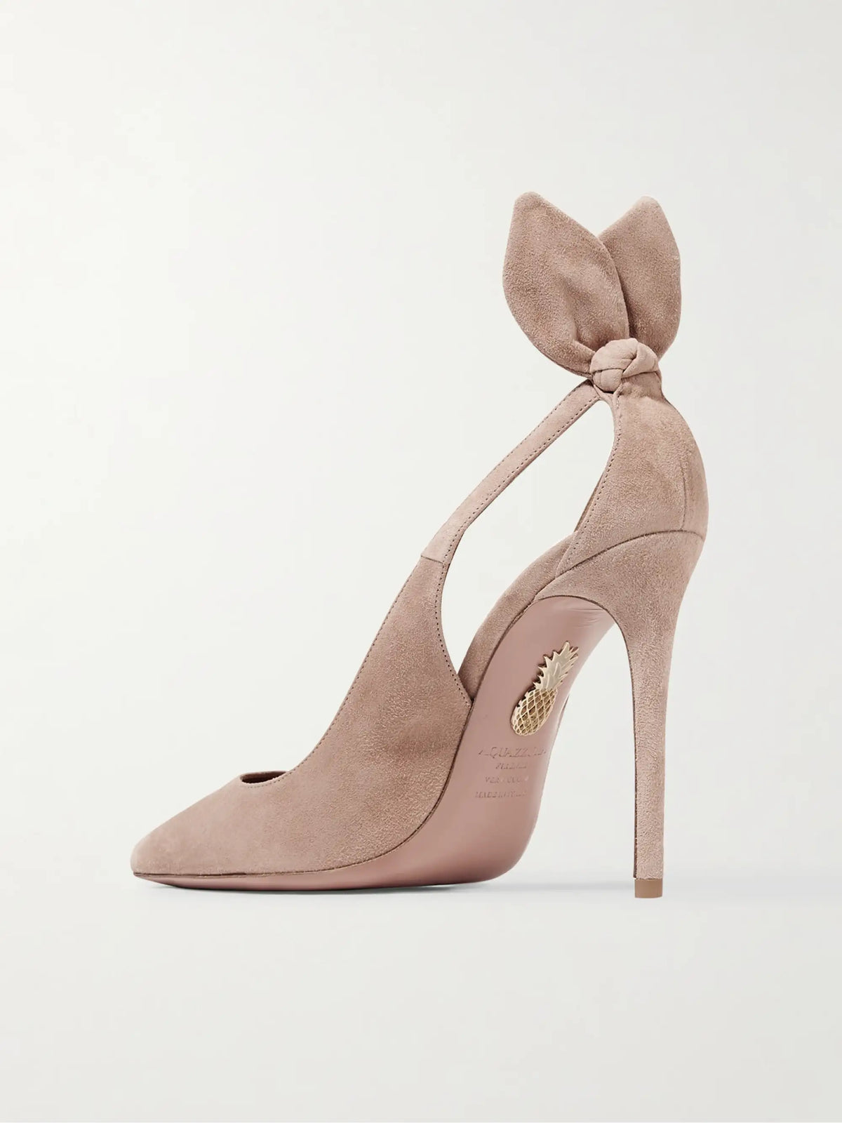 Bow Tie 105 Suede Pumps