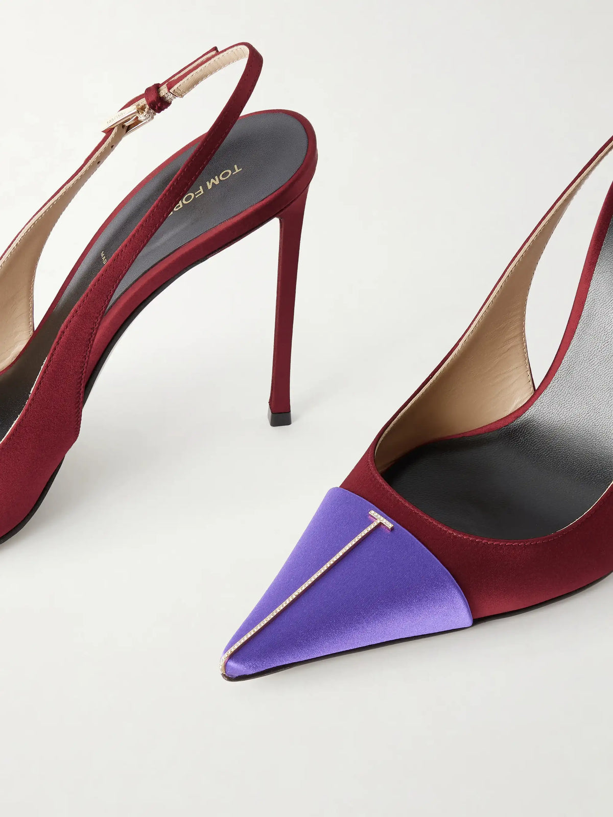 105 Embellished Satin Pumps