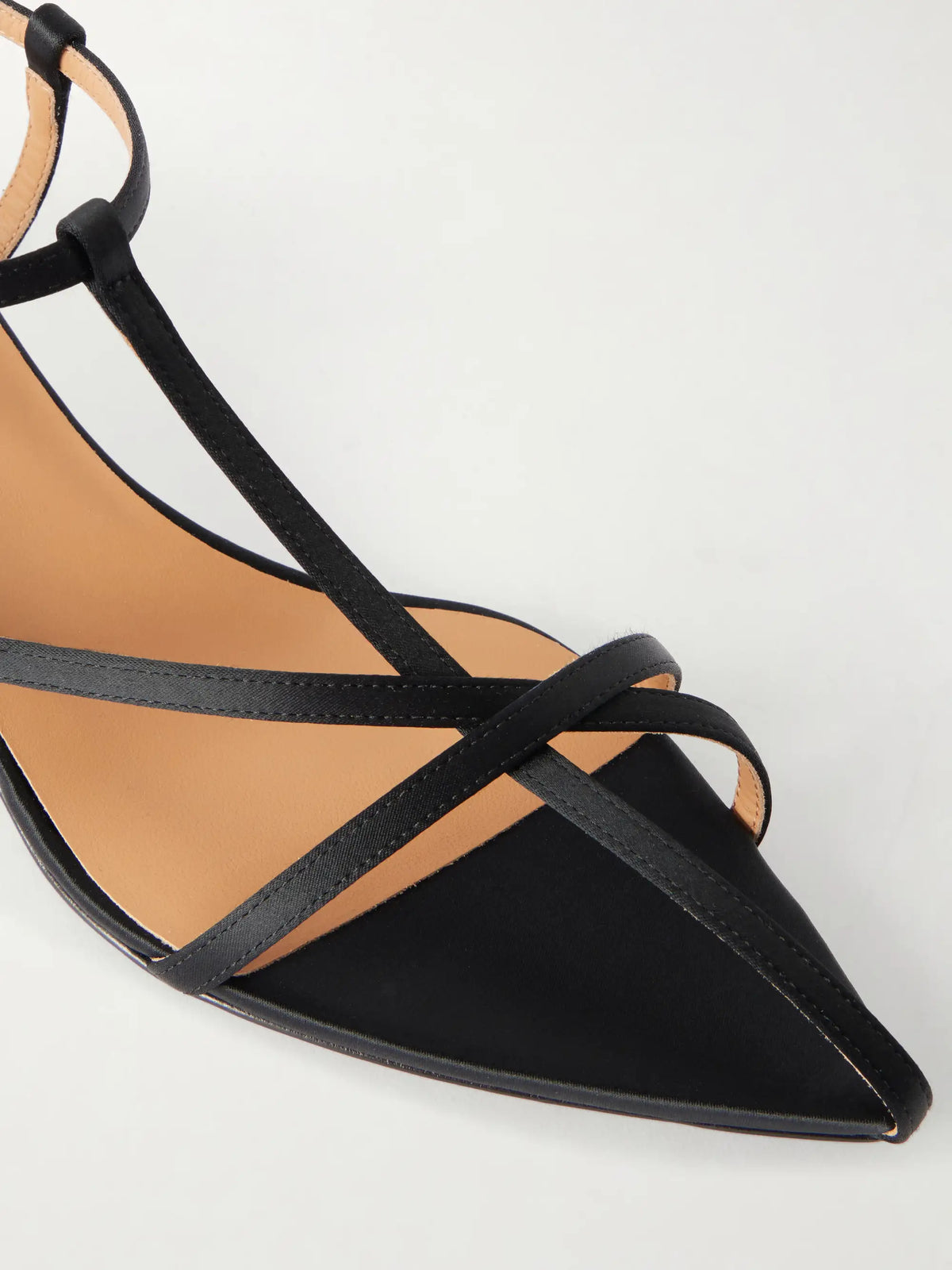 Cage Satin Sandals