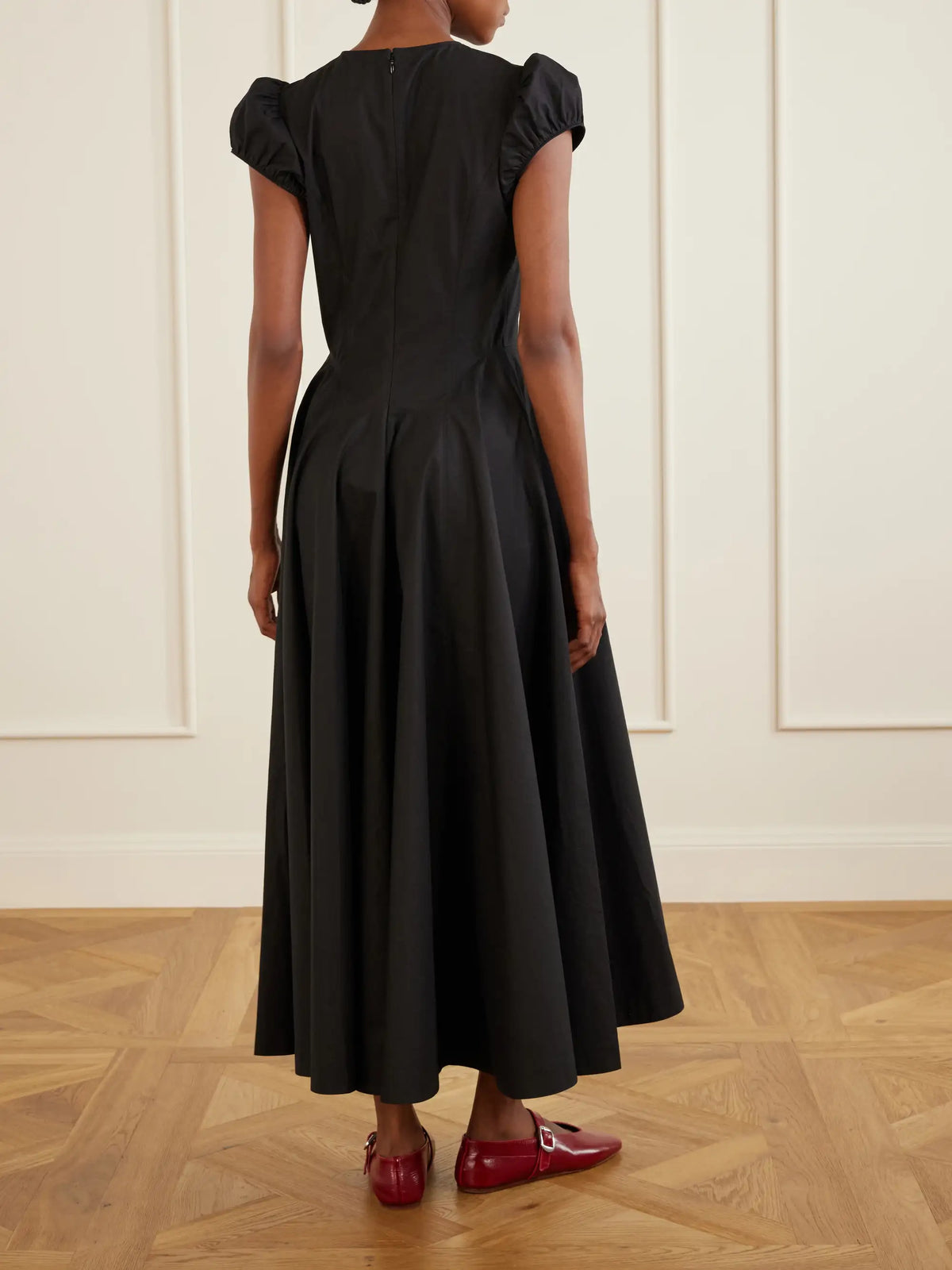 DÔEN Rivelle Cotton-poplin Midi Dress