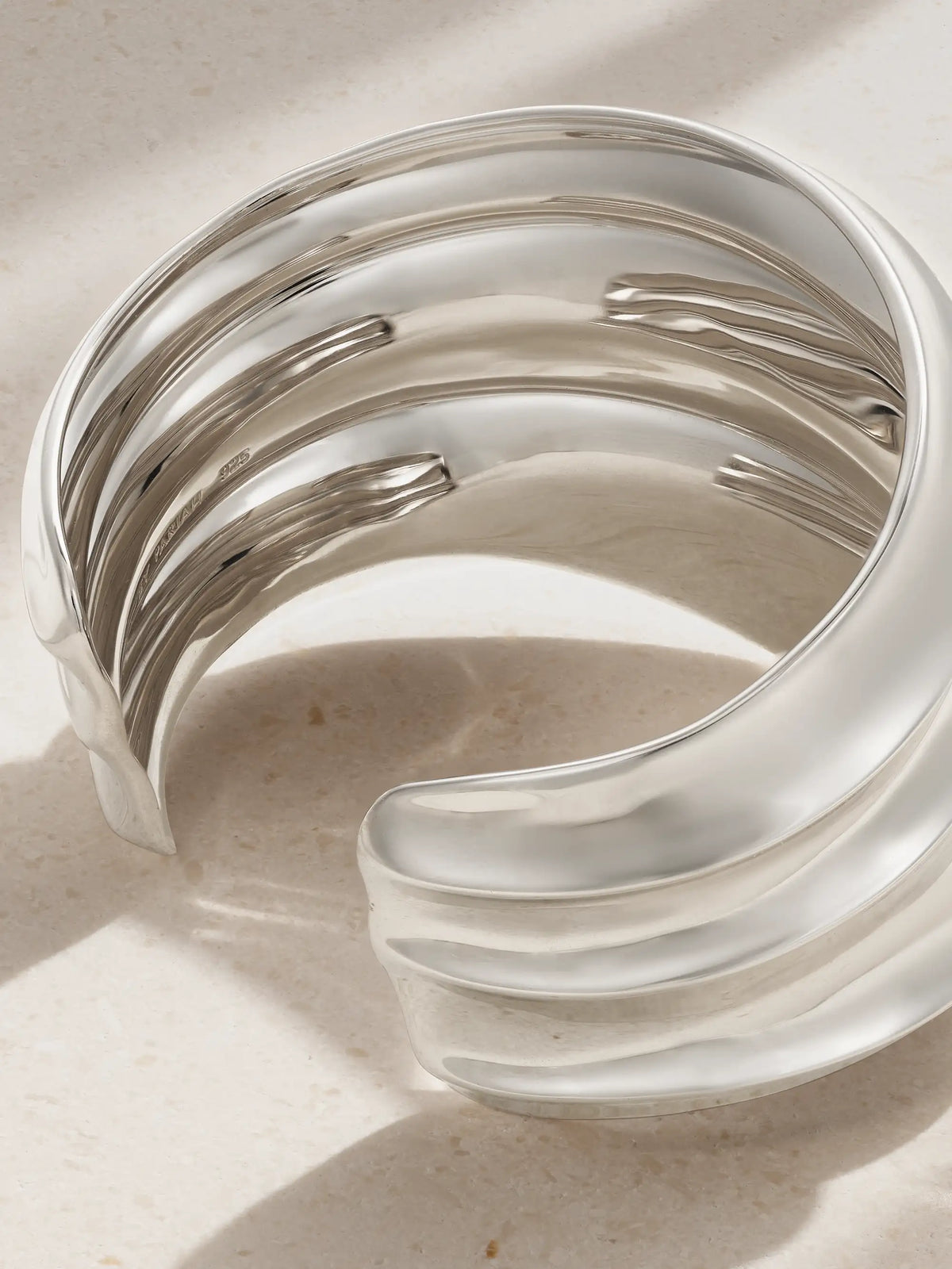 Flux Recycled Sterling Silver Cuff